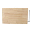 Negley - Contemporary Kitchen Cart With Wheels - Gray