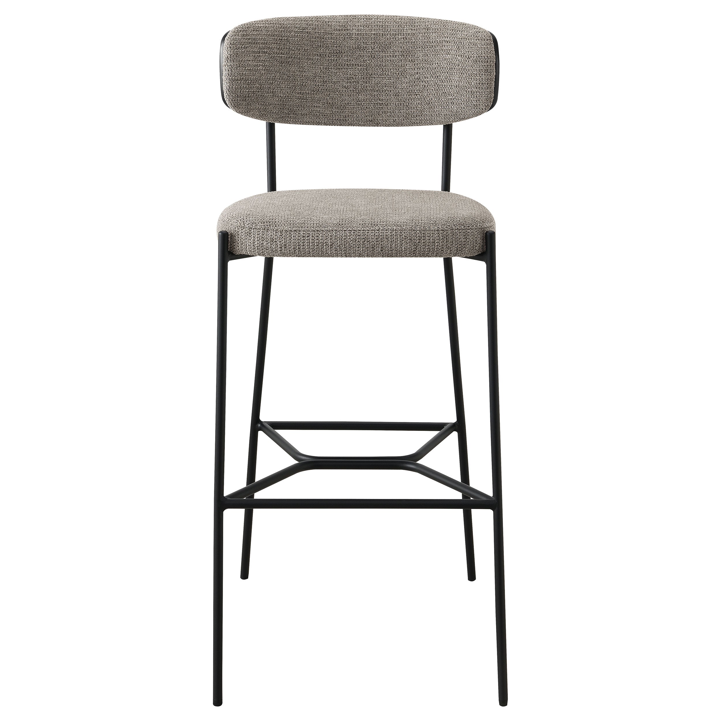 Elison Pub Height Bar Stool Light Brown (Set of 2) — view 4