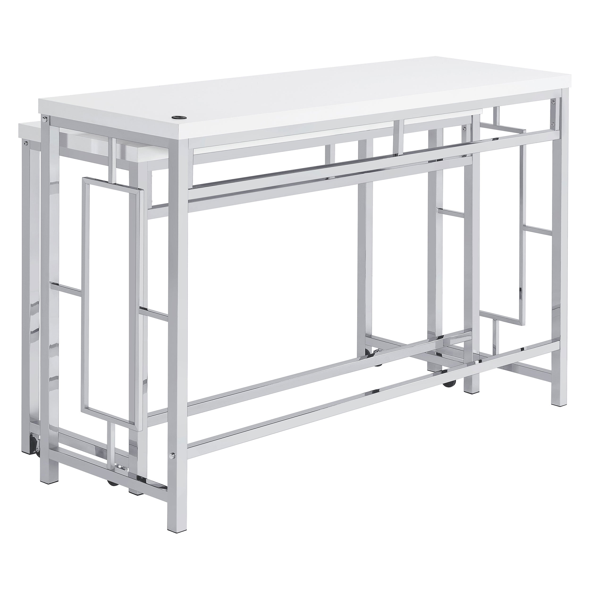 Jackson 4-piece Multipurpose Counter Height Table Set White — view 6