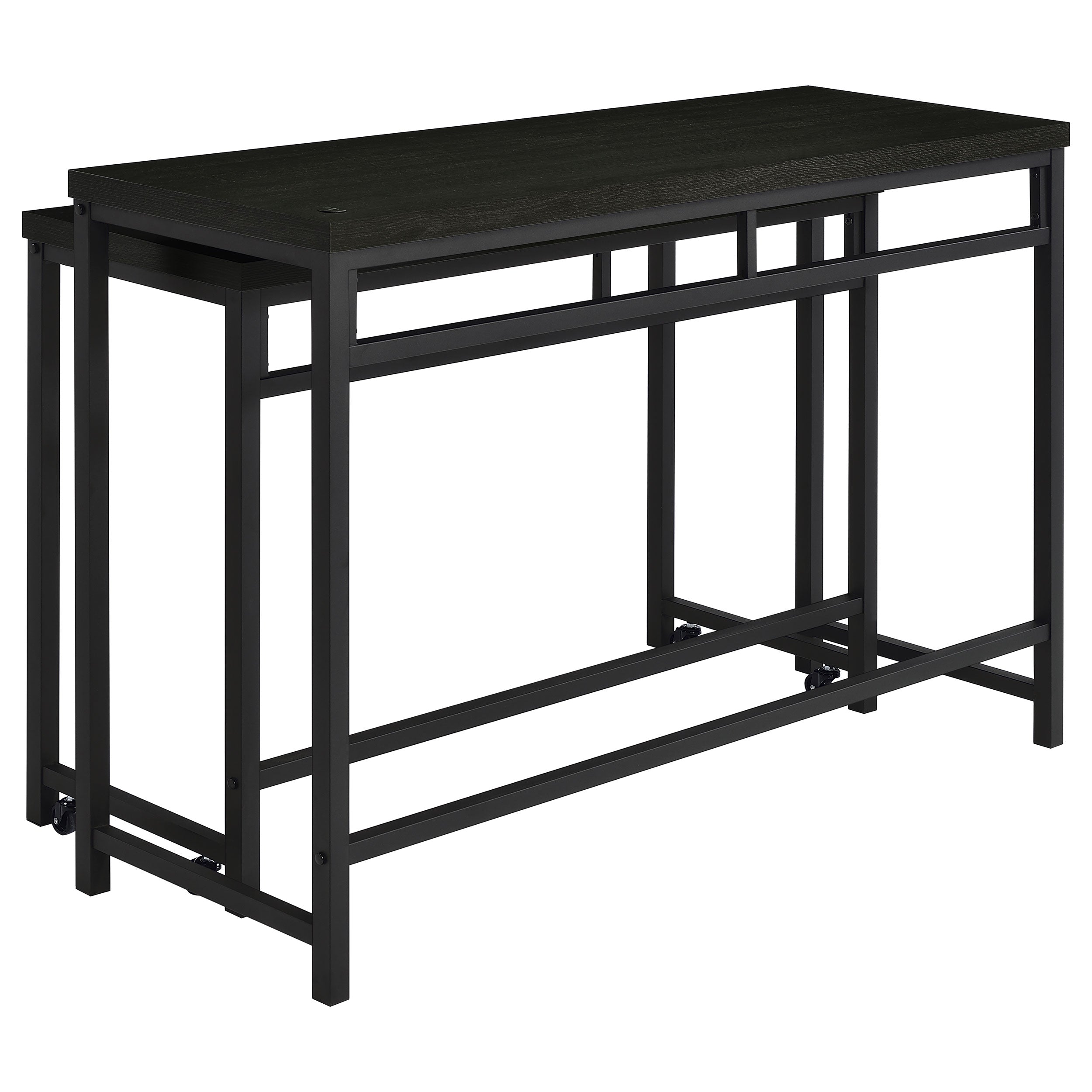 Hawes 4-piece Multipurpose Counter Height Table Set Black — view 6