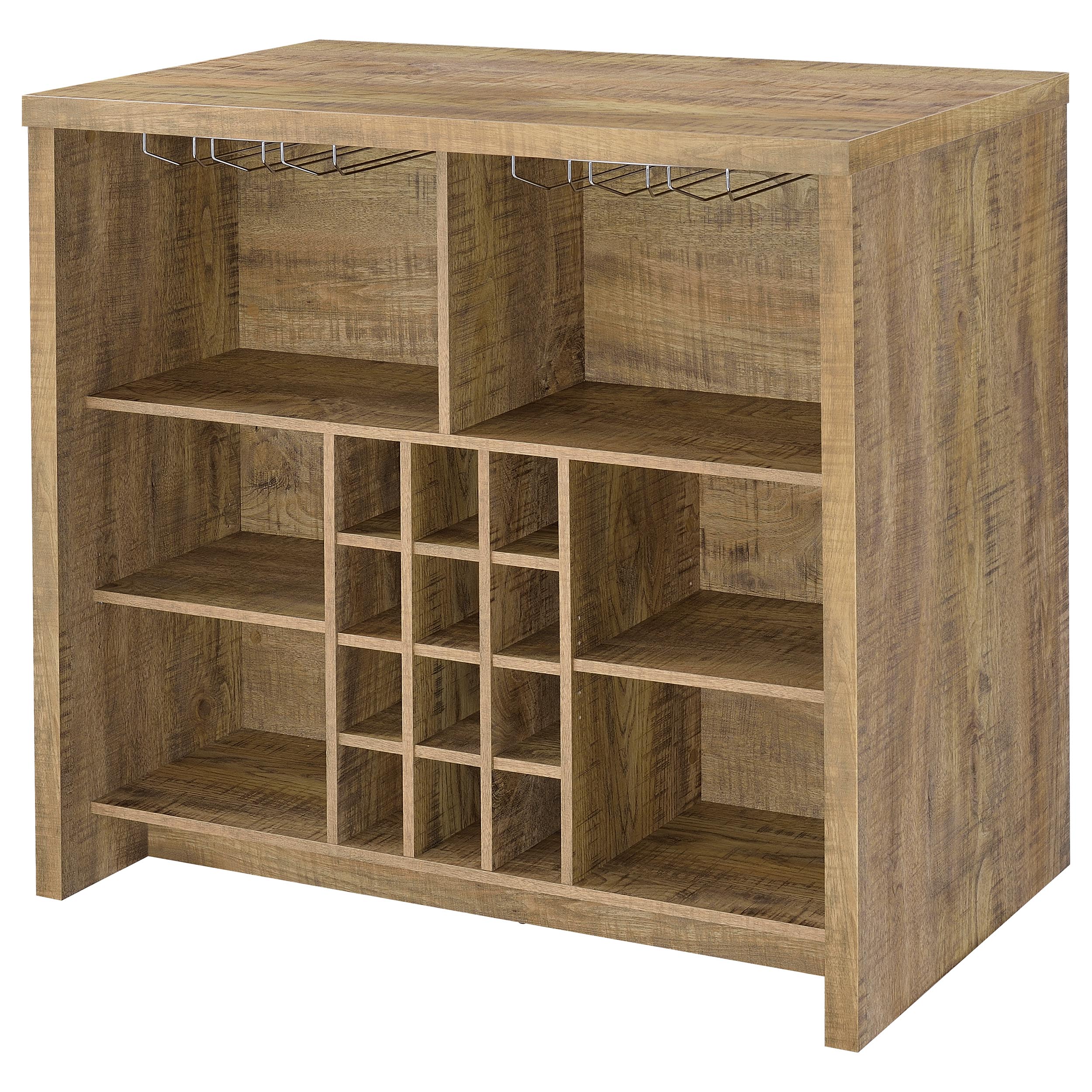 Topanga Engineered Wood Freestanding Home Bar Mango — view 8