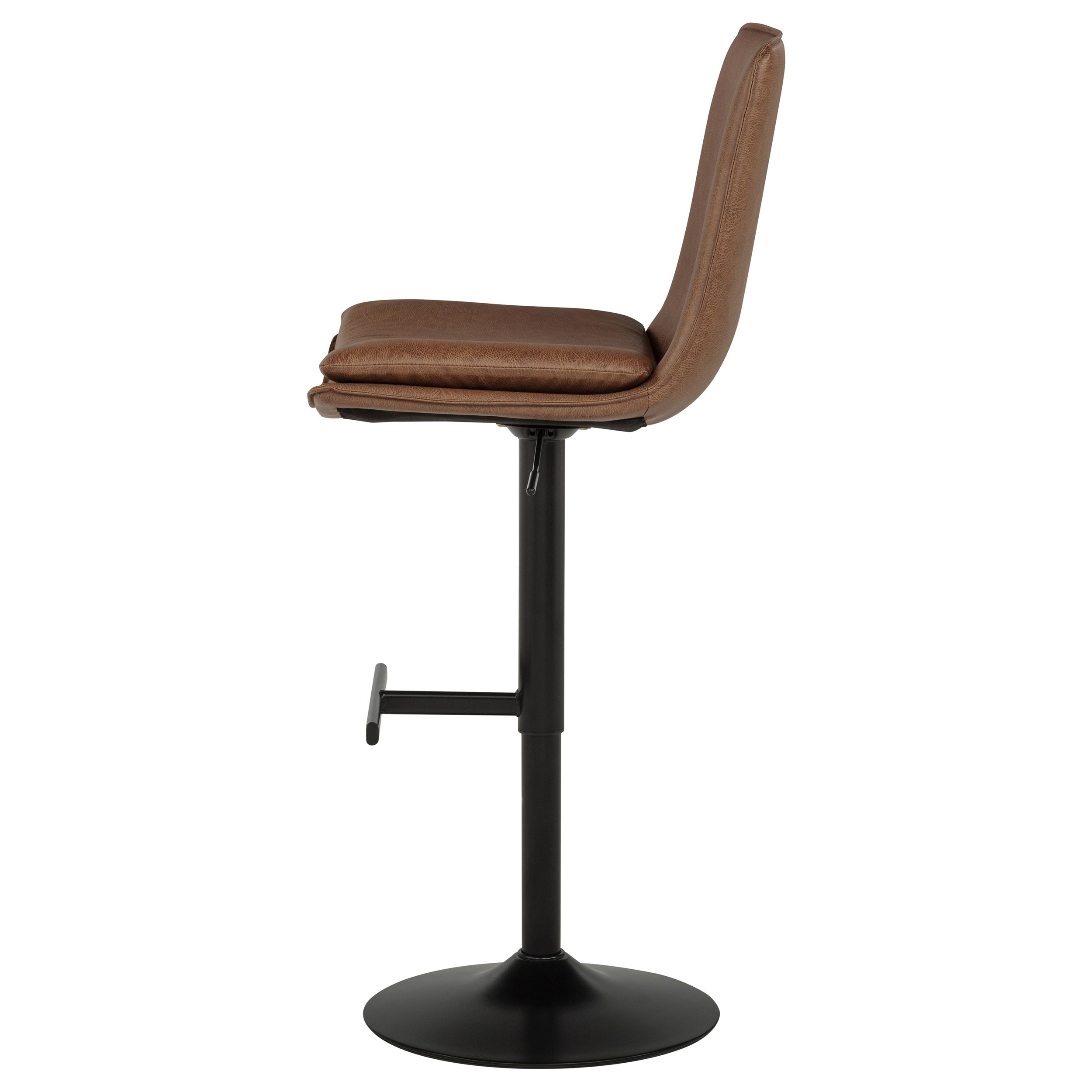 2027 Adjustable Bar Chair Coffee / Black — view 6