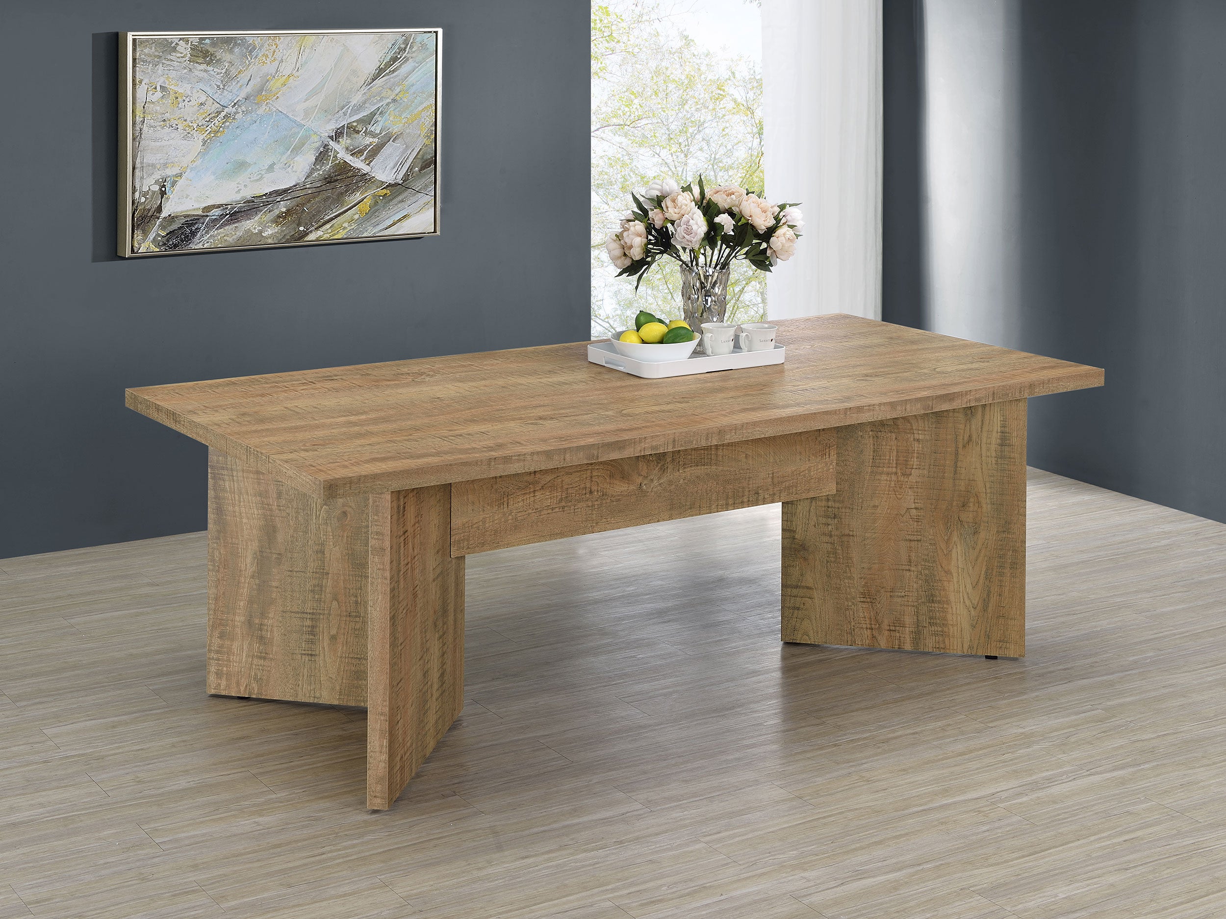 Jamestown 84-inch Composite Wood Dining Table Mango — view 2