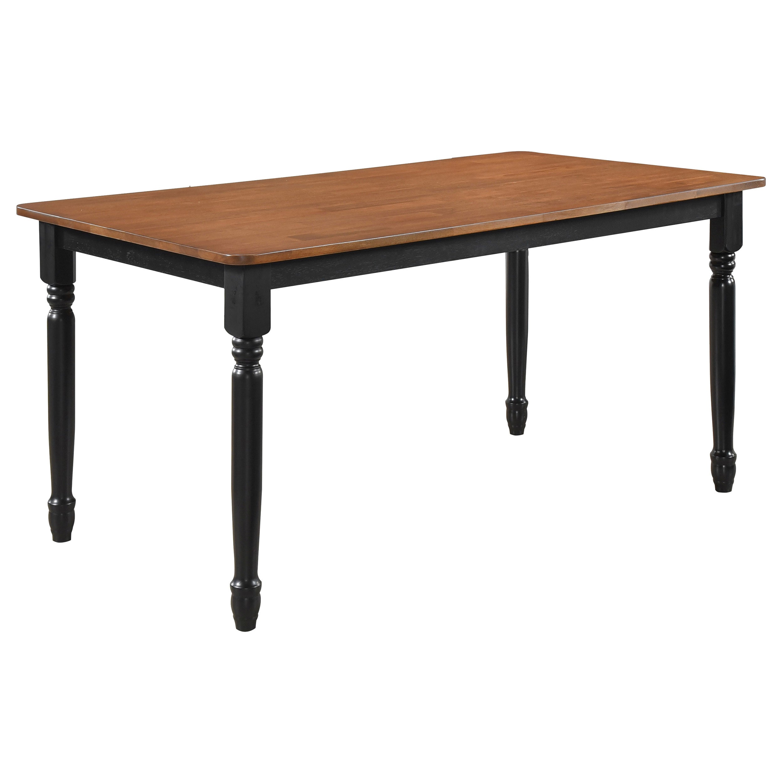 Hollyoak Rectangular 63-inch Wood Dining Table Walnut — view 1