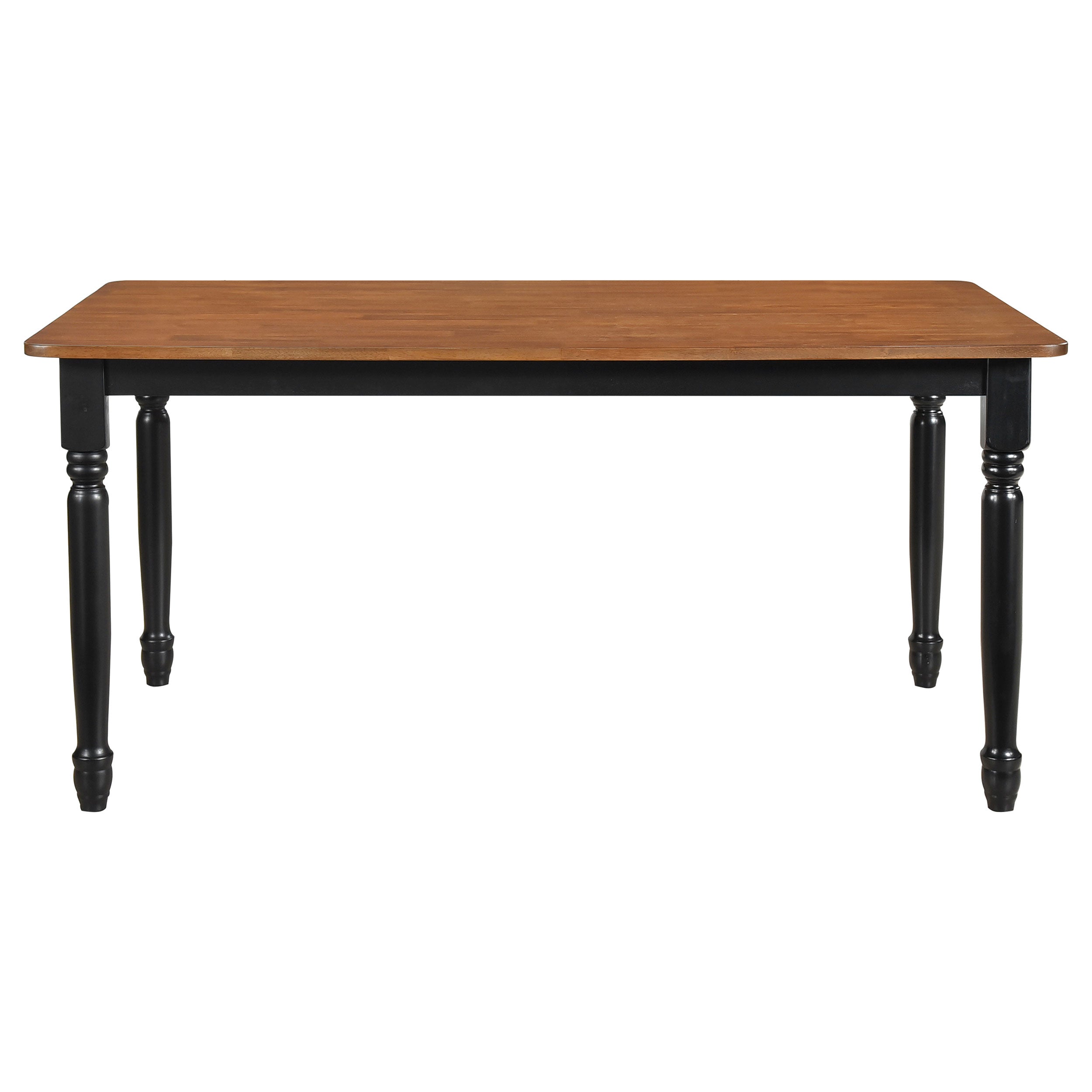 Hollyoak Rectangular 63-inch Wood Dining Table Walnut — view 3