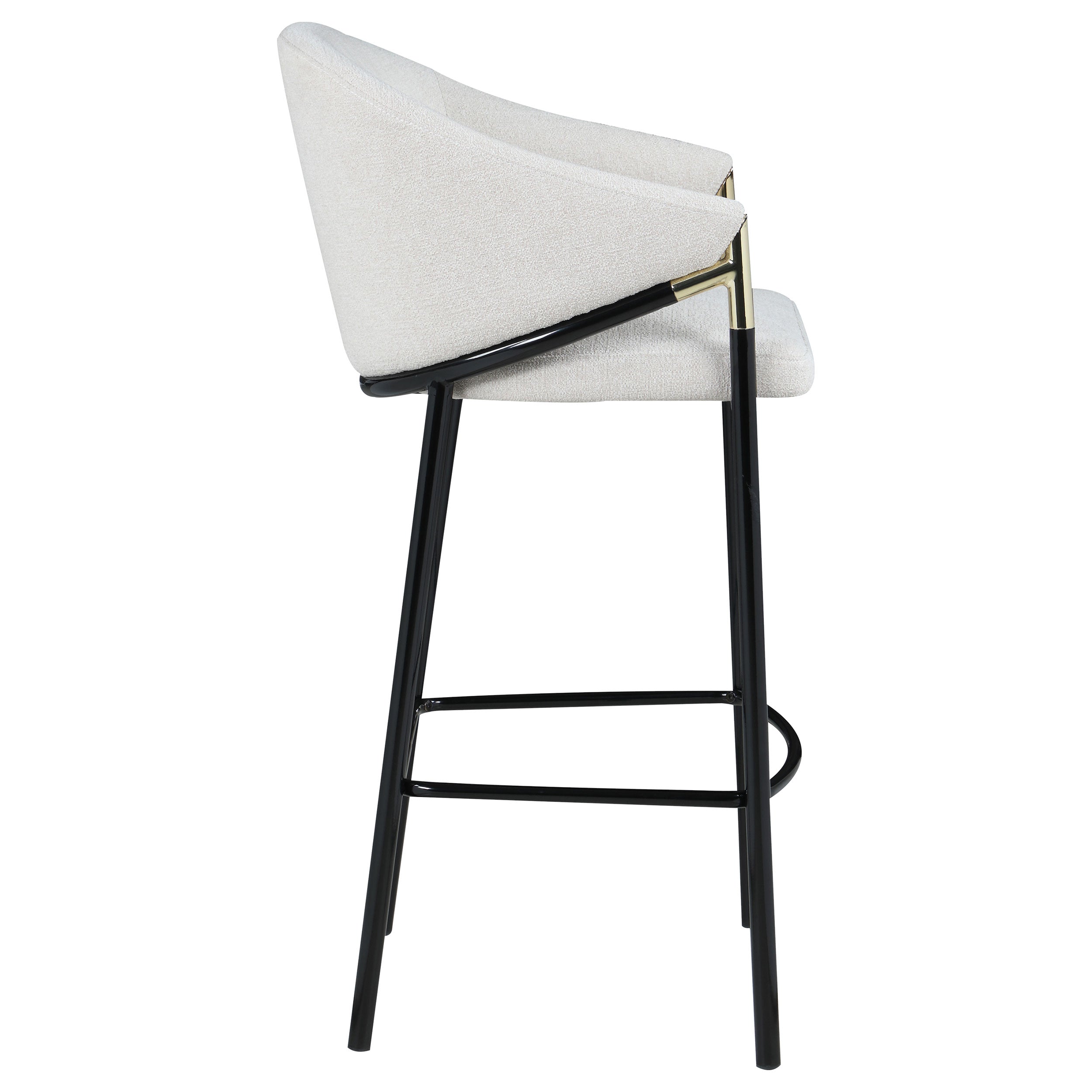 Chadwick Fabric Upholstered Bar Chair Beige (Set of 2) — view 10