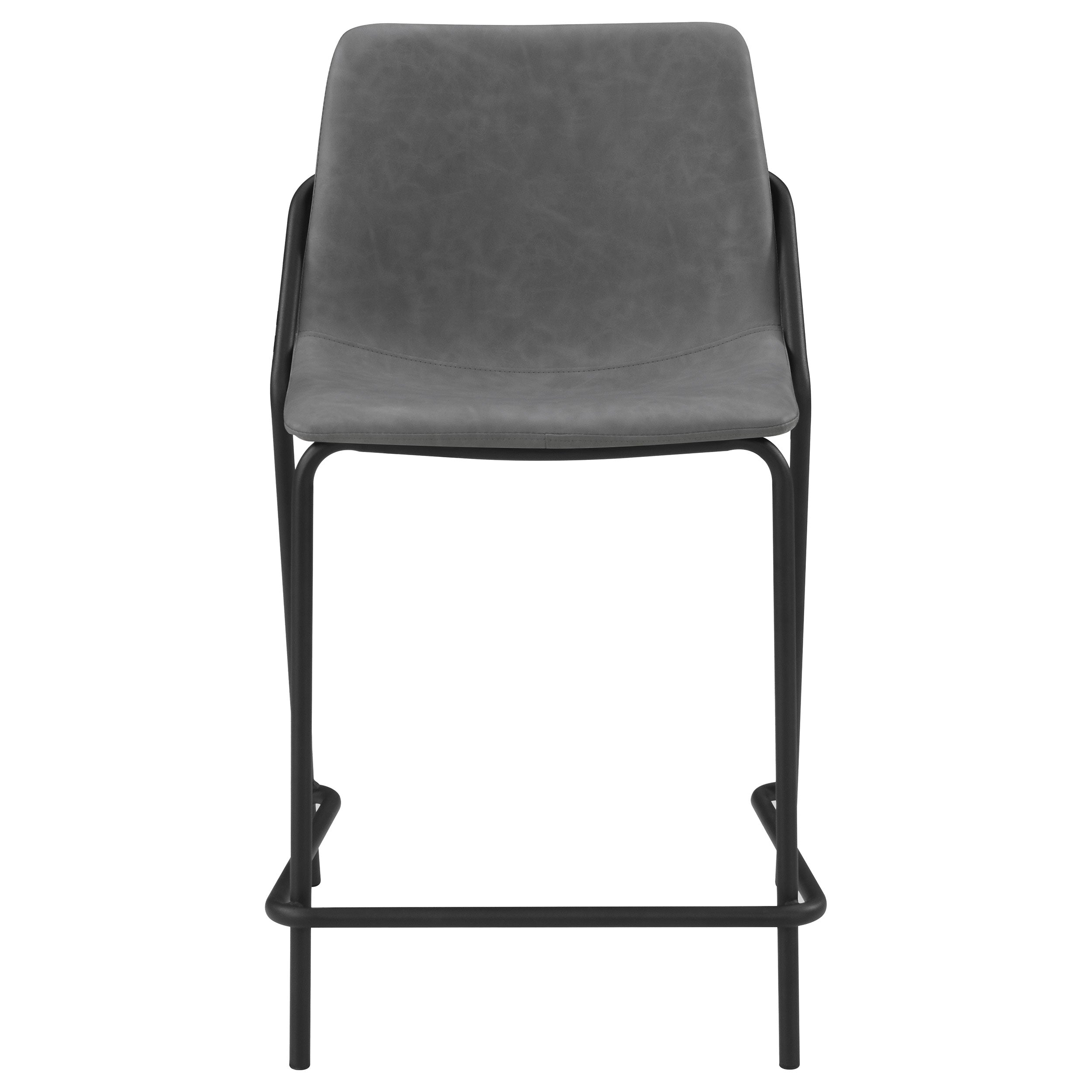 Earnest Upholstered Counter Chair Grey (Set of 2) — view 4
