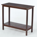 Workstation For Garden Balcony Garage, Acacia Console Potting Table