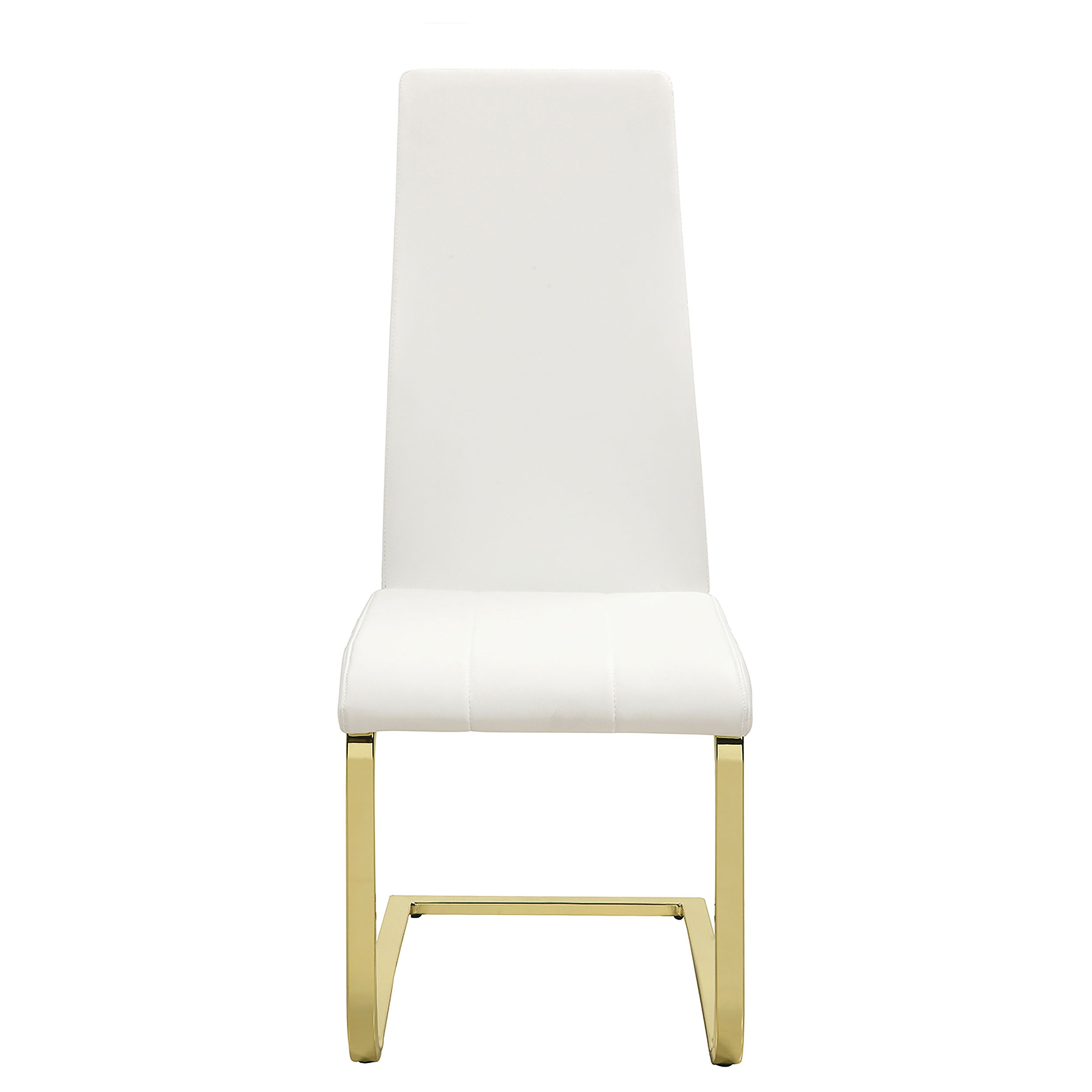 Montclair Upholstered Dining Side Chair White (Set of 4) — view 4