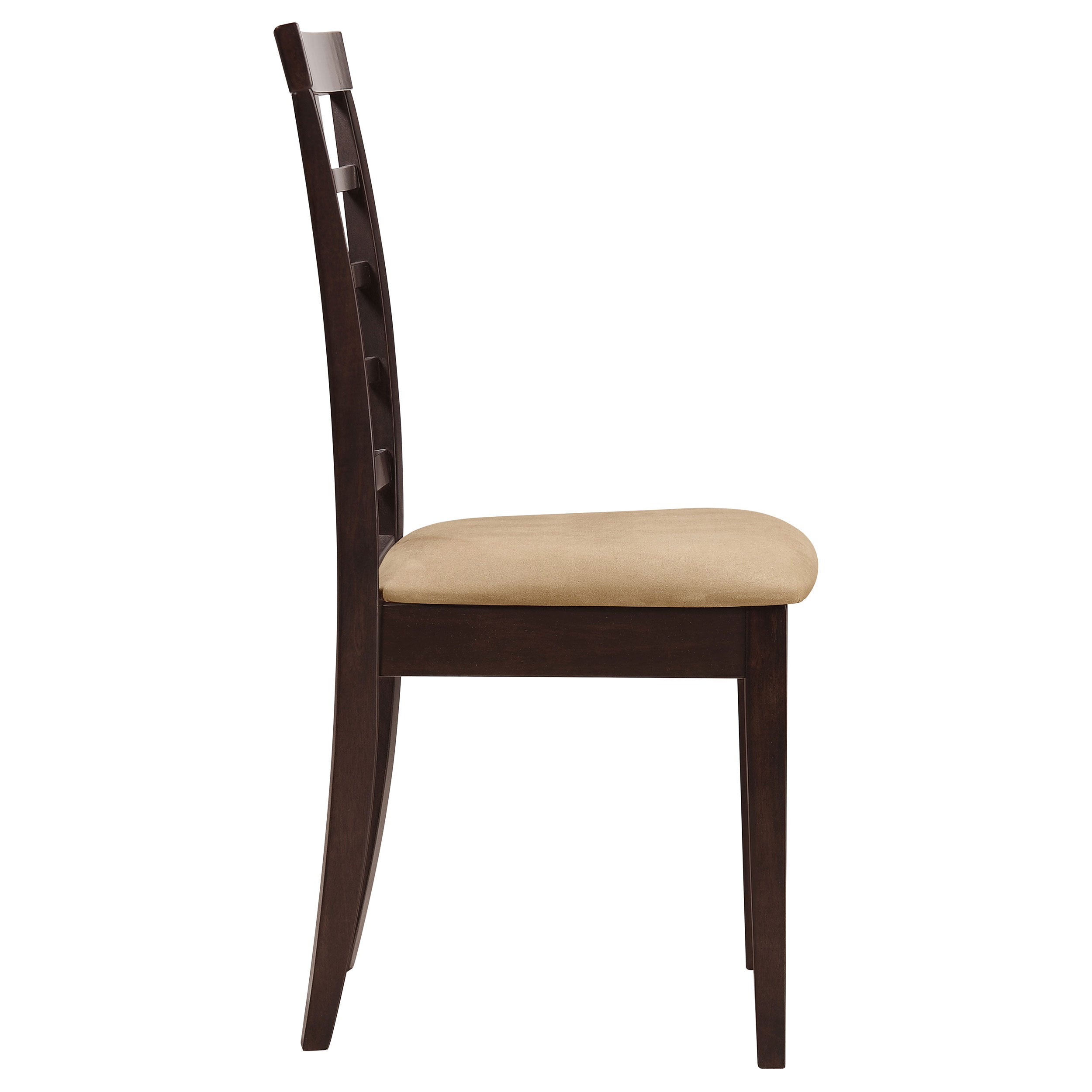 Kelso 3-piece Drop Leaf Dining Table Set Cappuccino and Tan — view 11