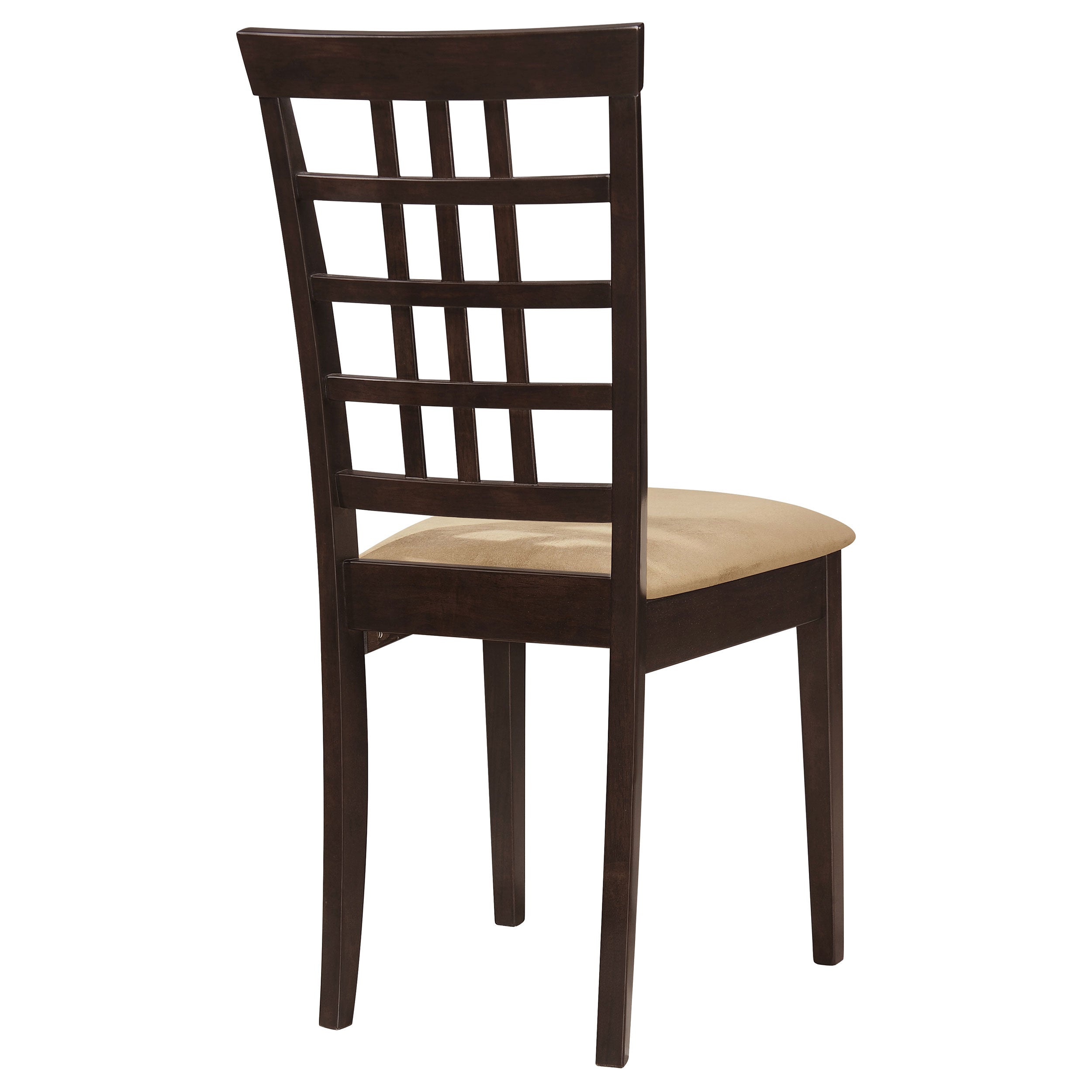 Kelso Lattice Back Dining Side Chair Cappuccino (Set of 2) — view 8
