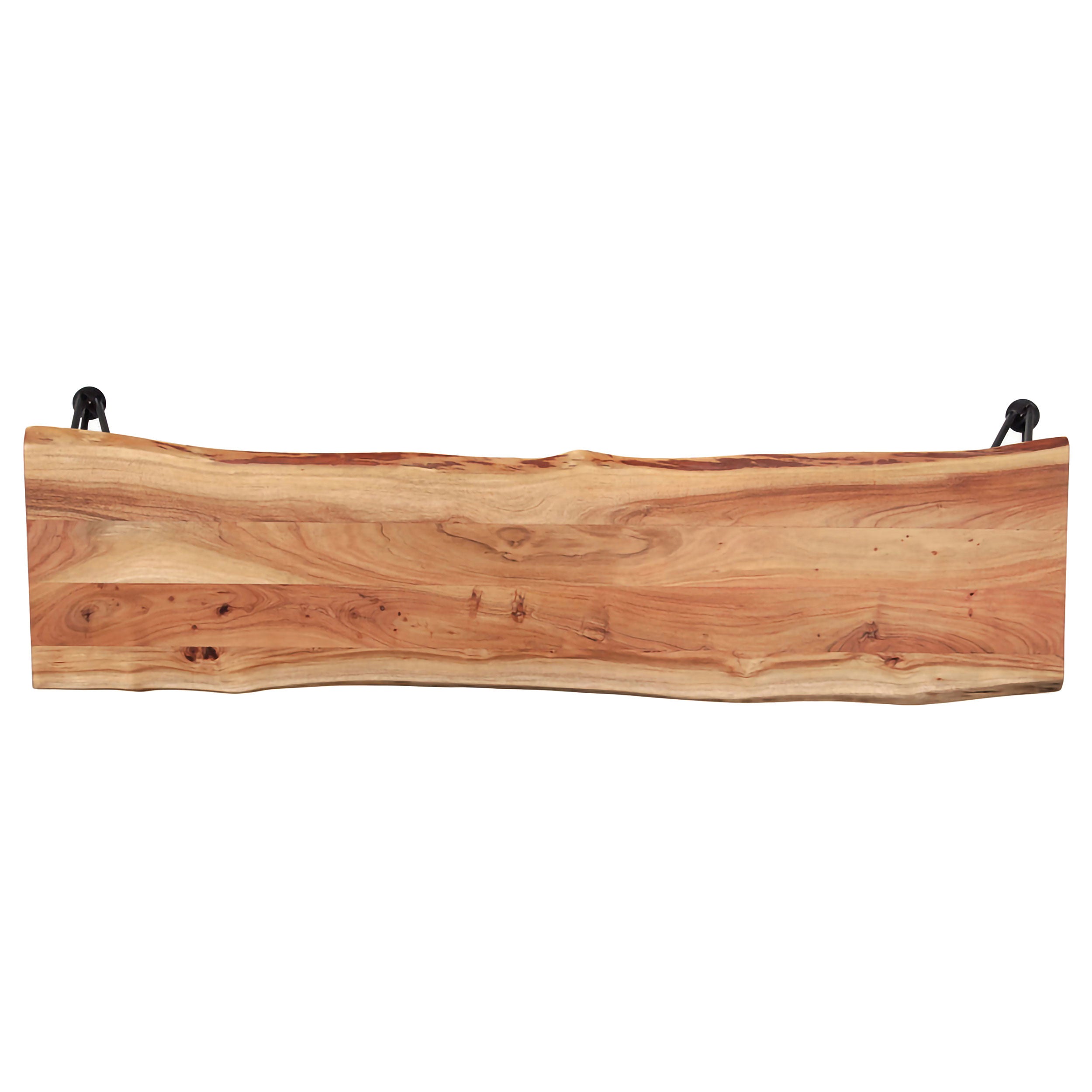 Sherman Wood Dining Bench Natural Acacia — view 7