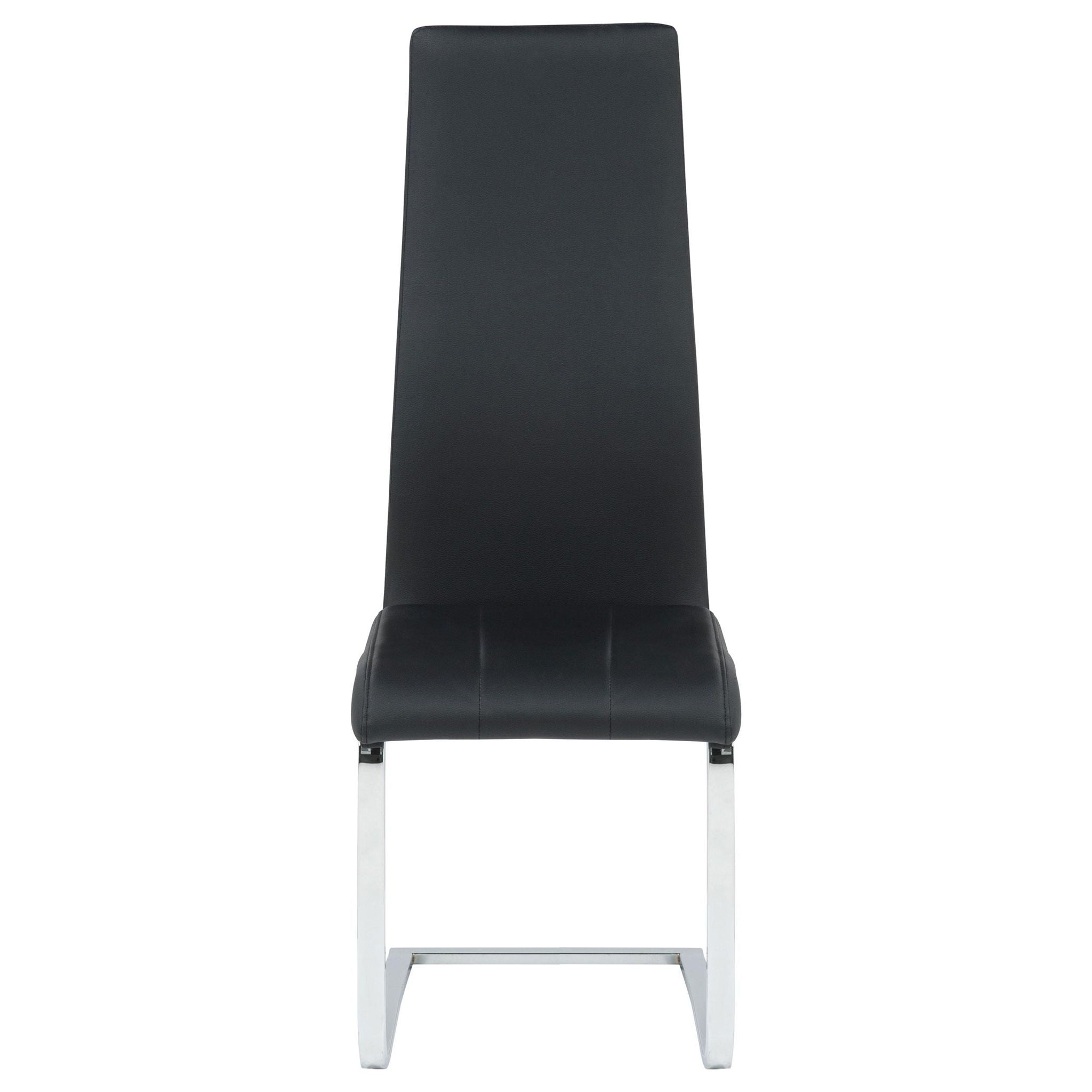 Montclair Upholstered Dining Side Chair Black (Set of 4) - Atlantic Fine Furniture Melbourne FL
