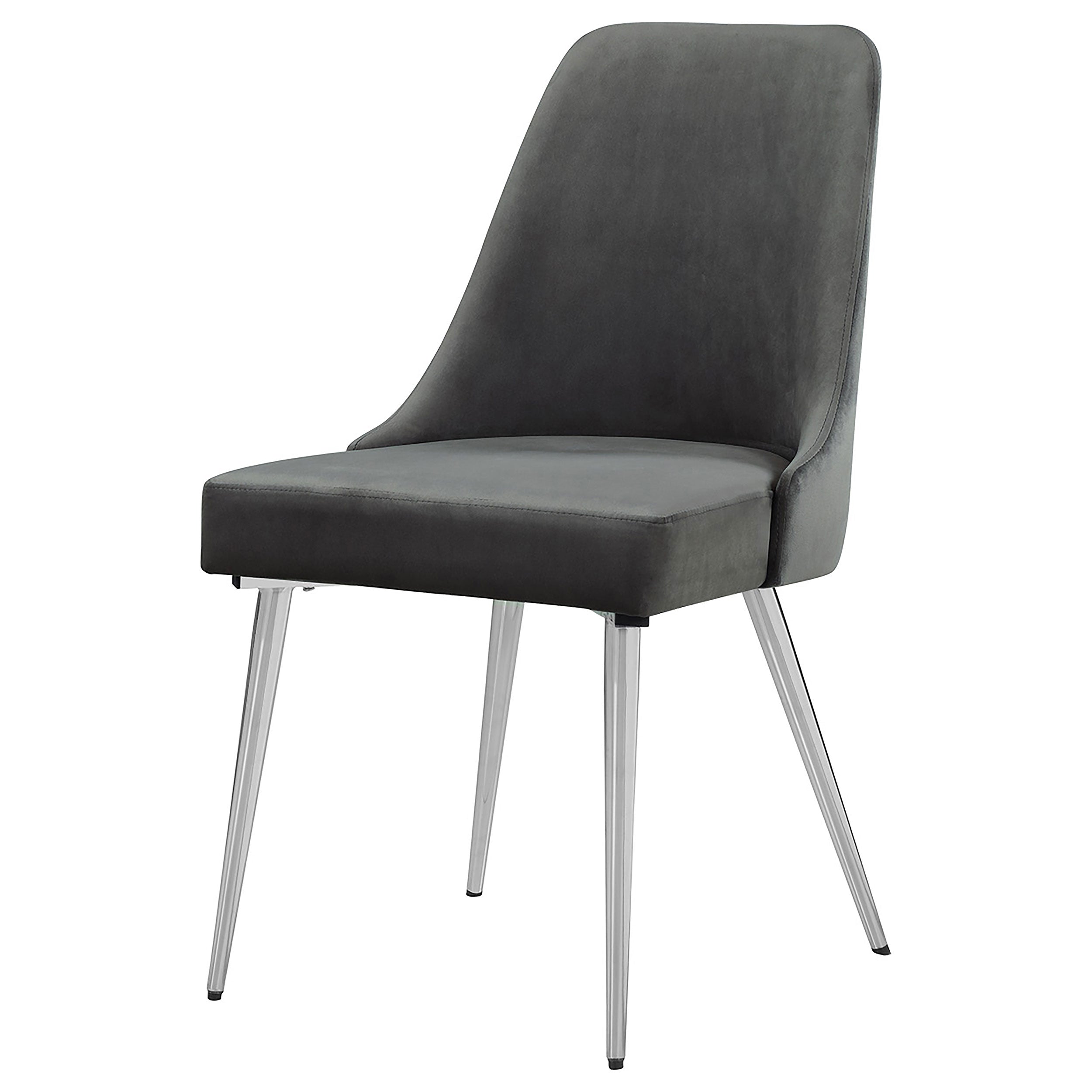 Cabianca Upholstered Dining Side Chair Grey (Set of 2) — view 5