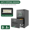 Premium Drawer File Cabinet With Lock, Metal Vertical Design, A4 Legal / Letter Size