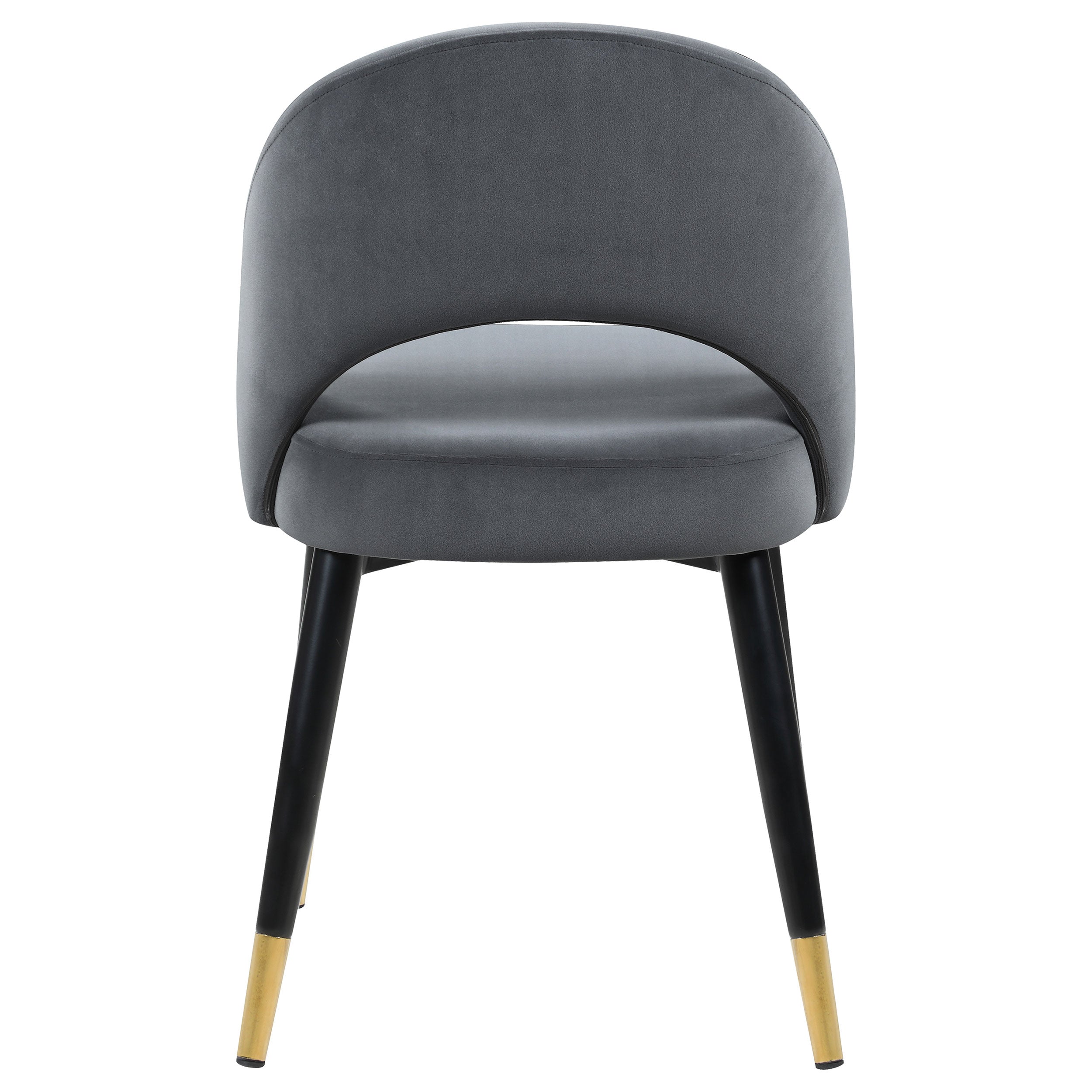 Lindsey Upholstered Dining Side Chair Grey (Set of 2) — view 8