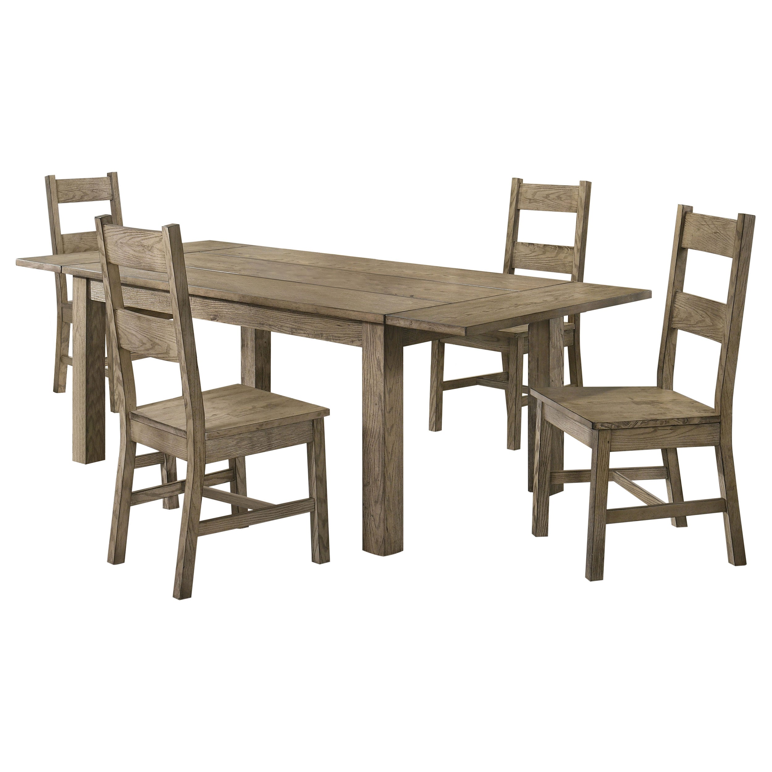 Cardova 5-piece Extension Table Dining Set Vineyard Oak — view 2