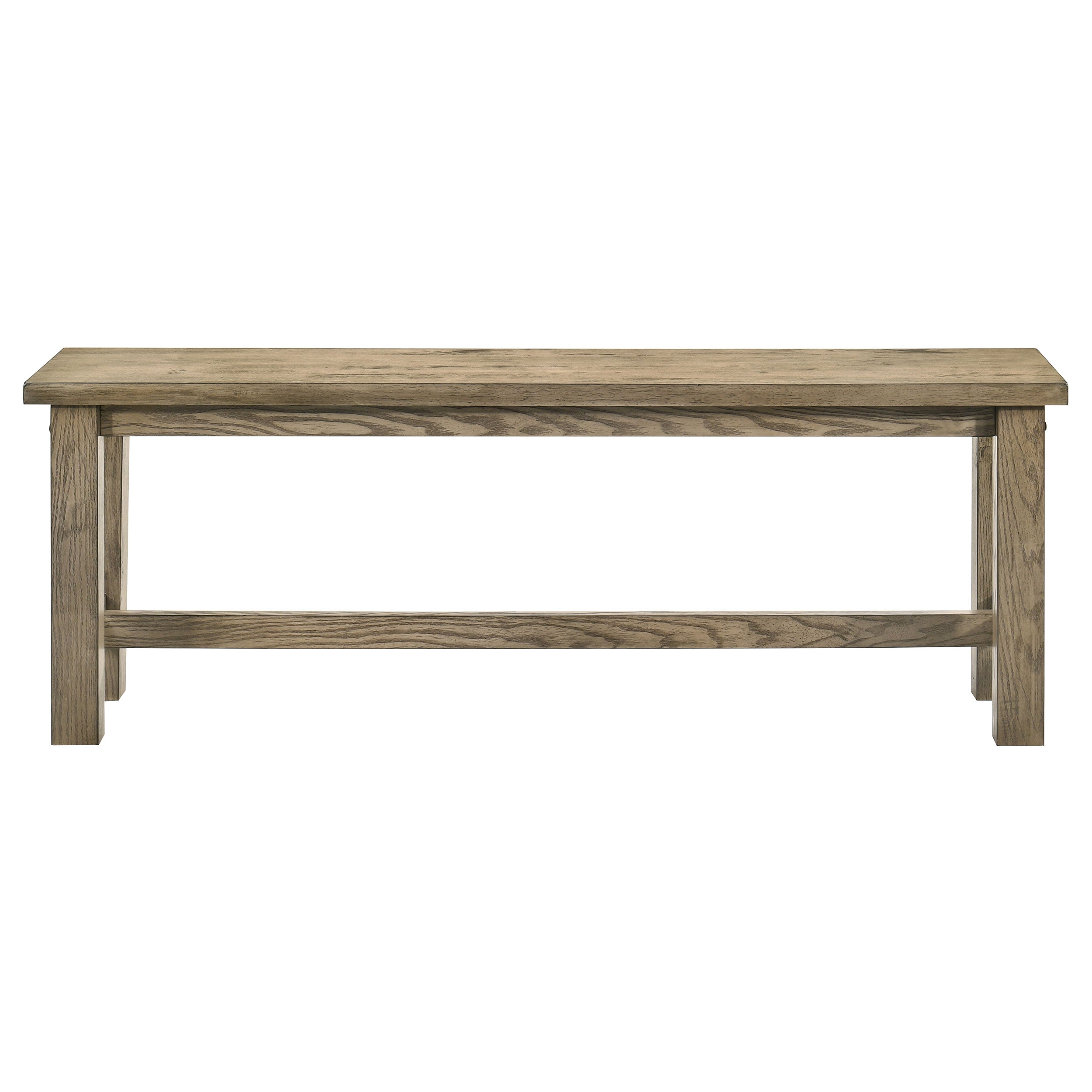 Cardova 51-inch Solid Wood Dining Bench Vineyard Oak — view 3