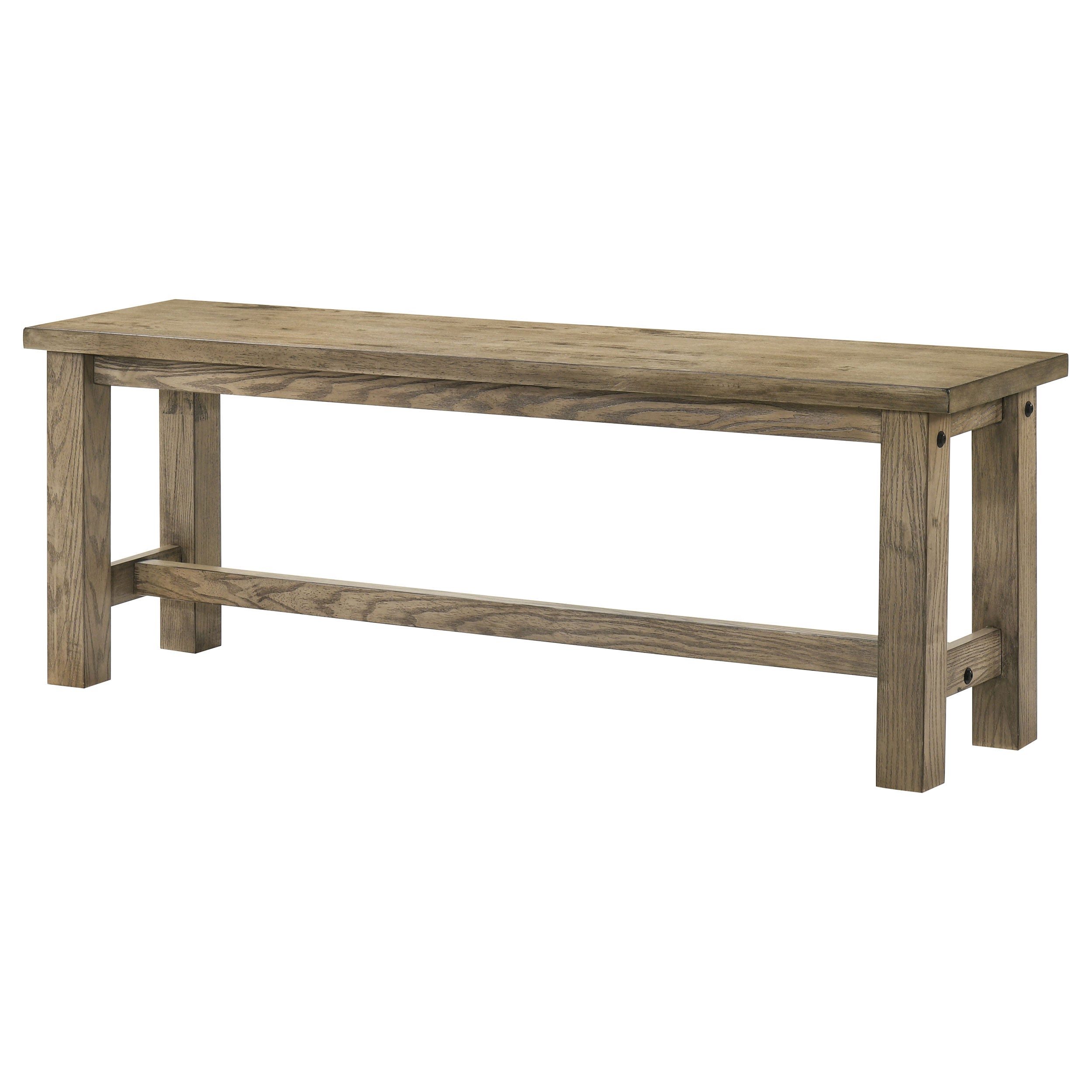 Cardova 51-inch Solid Wood Dining Bench Vineyard Oak — view 4