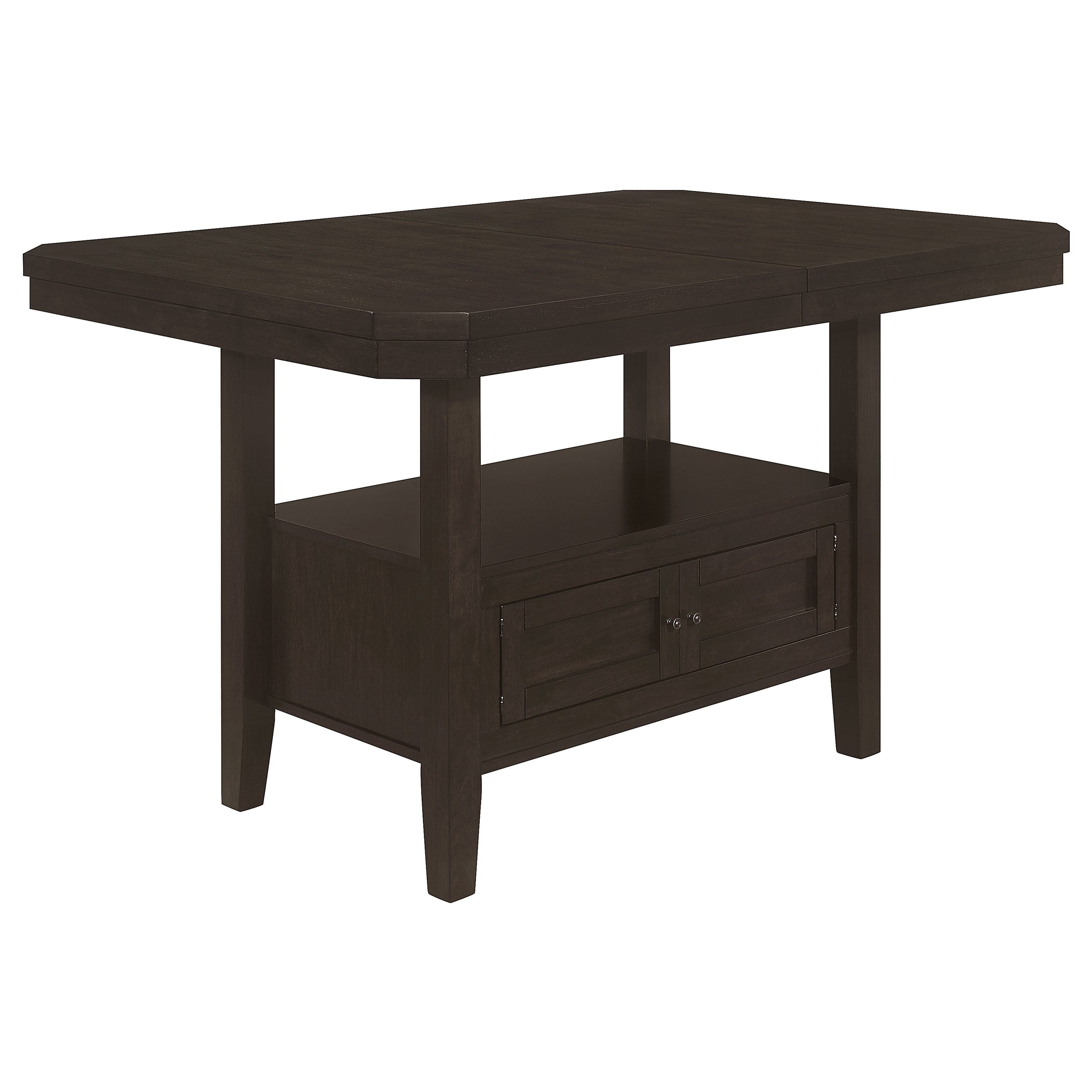 Prentiss 78-inch Extension Counter Dining Table Cappuccino — view 4