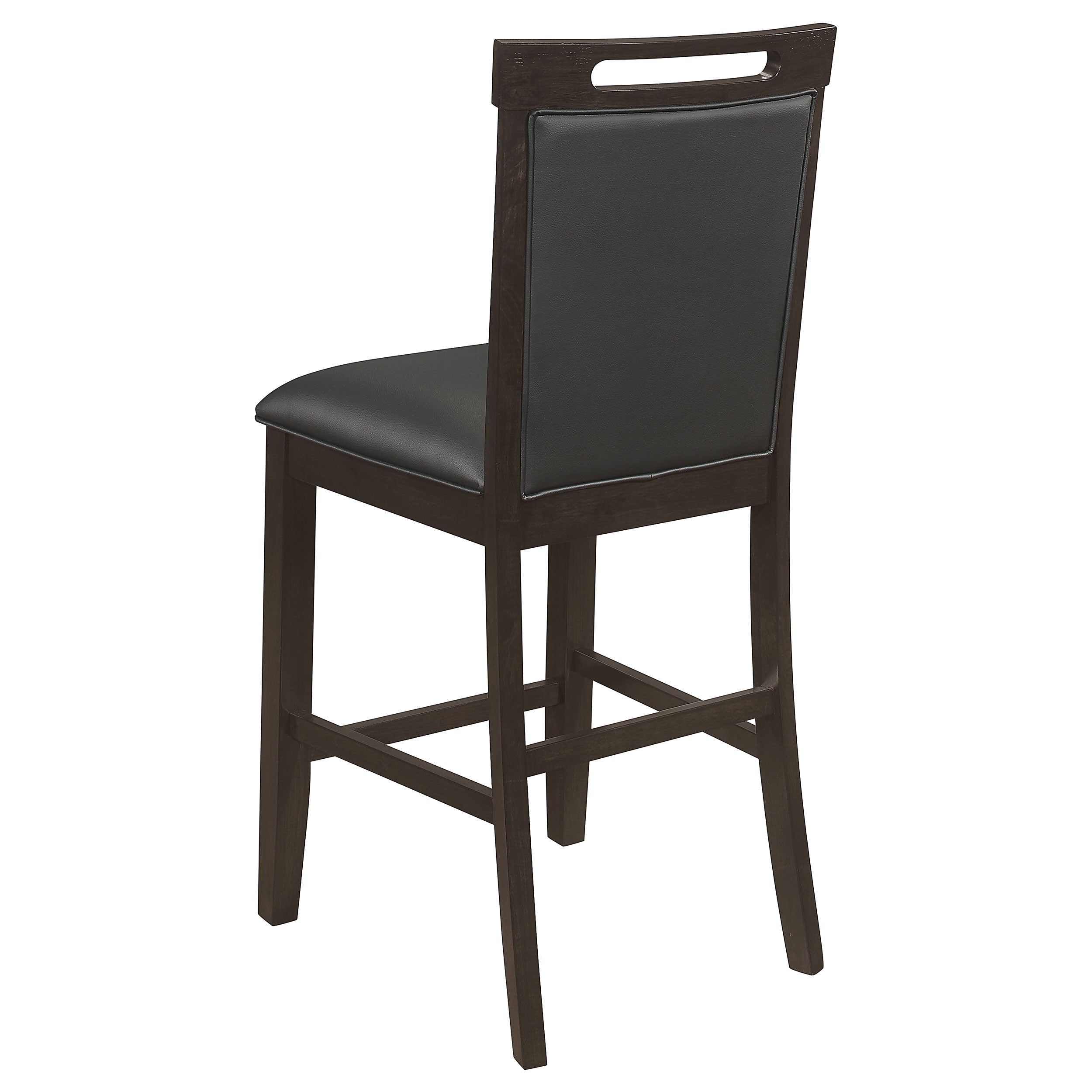 Prentiss Upholstered Counter Chair Cappuccino (Set of 2) — view 5