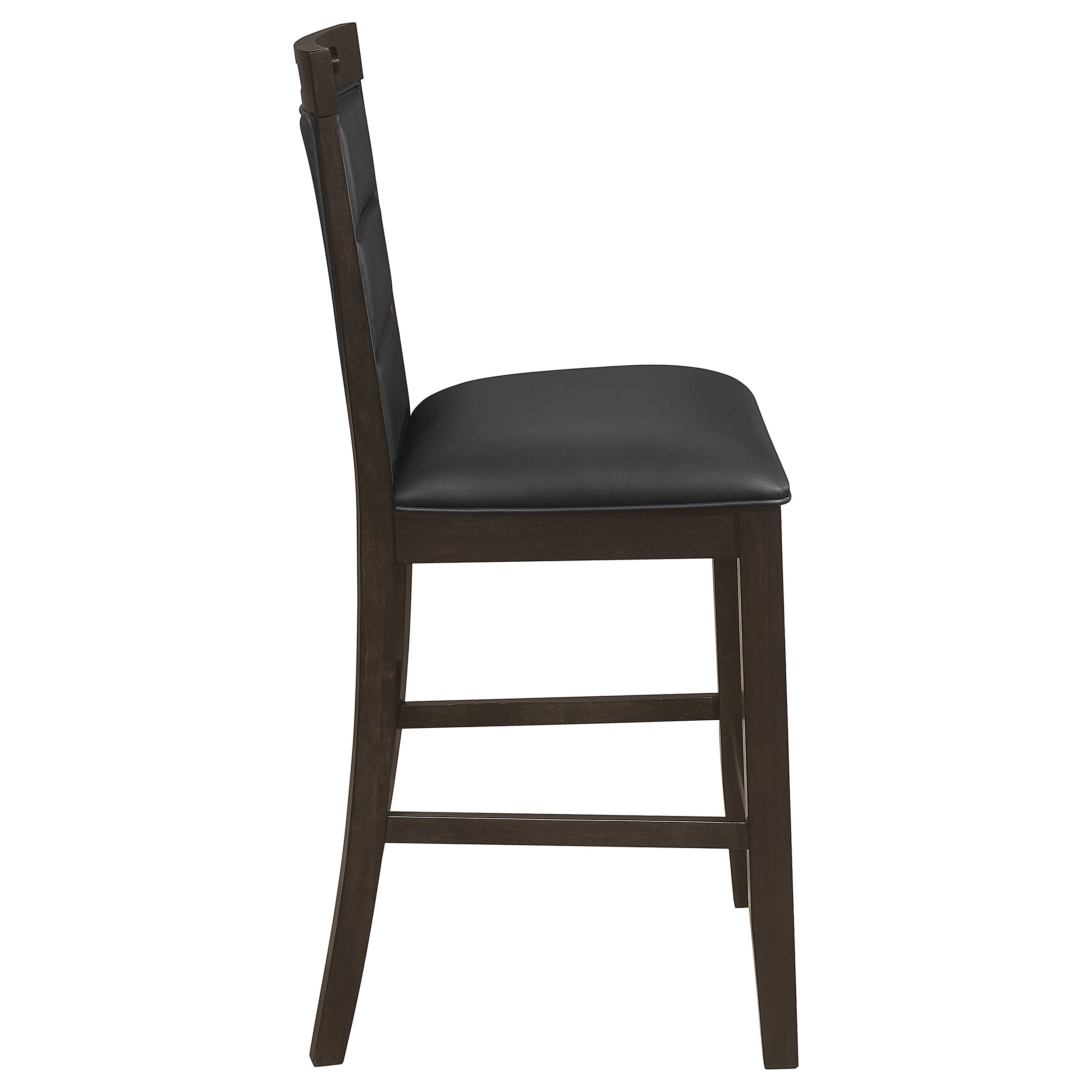 Prentiss Upholstered Counter Chair Cappuccino (Set of 2) — view 6