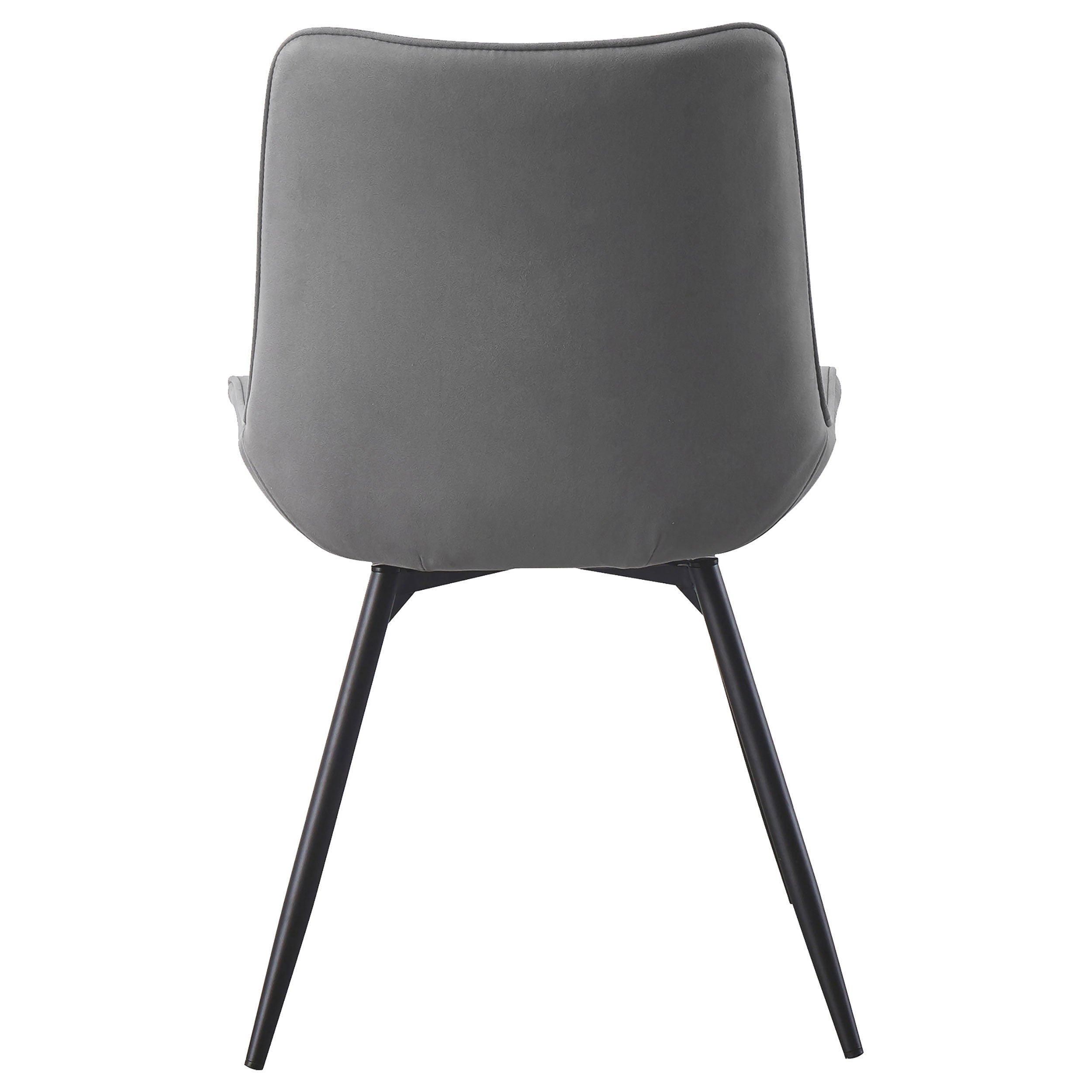 Diggs Upholstered Swivel Dining Side Chair Grey (Set of 2) — view 8