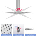 8" Square Rain Shower Head, Ceiling / Wall Mount Stainless Steel Bath Fixture