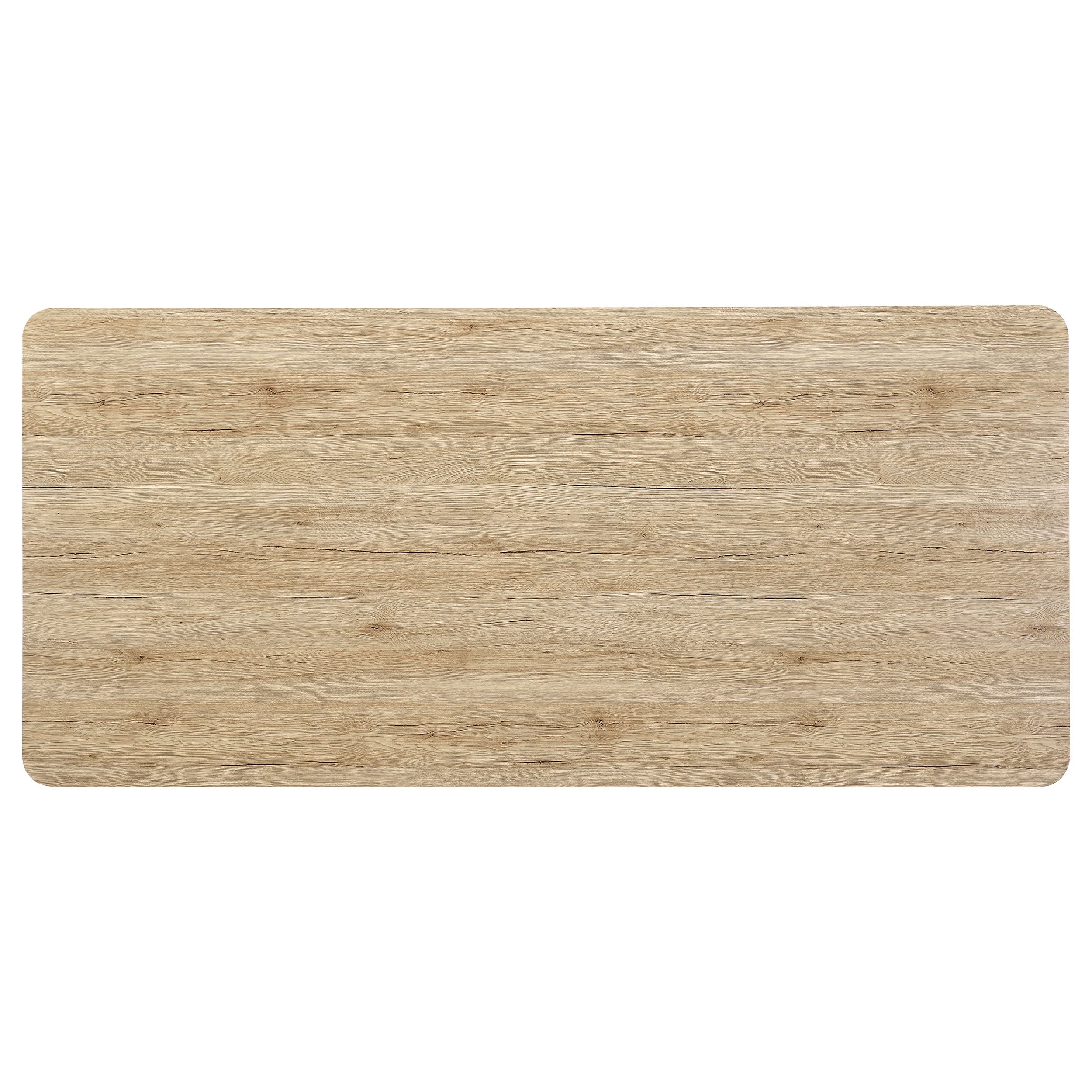 Altus 80-inch Composite Wood Dining Table Natural Oak — view 10