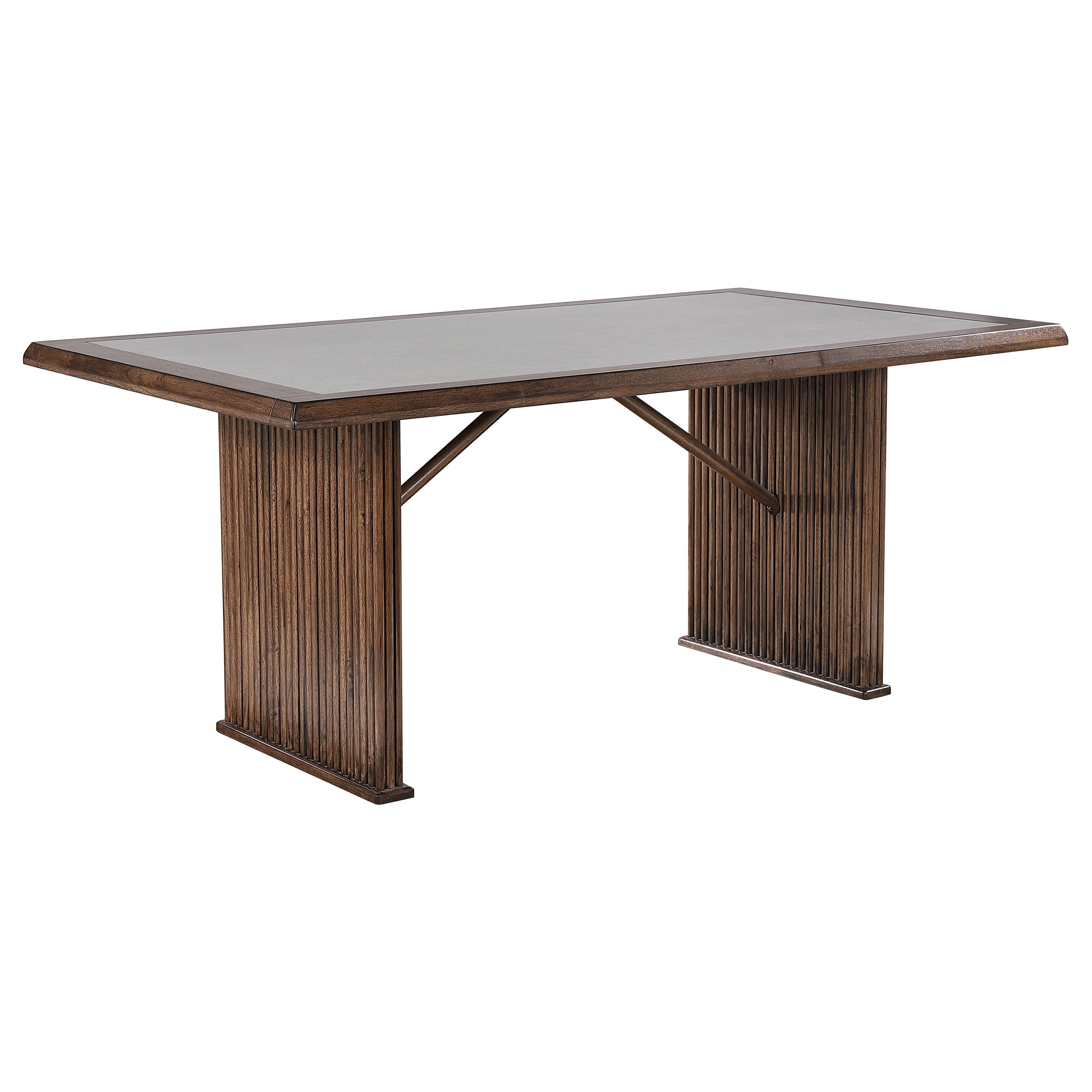 Sherwood 7-piece Rectangular Dining Table Set Brown — view 3