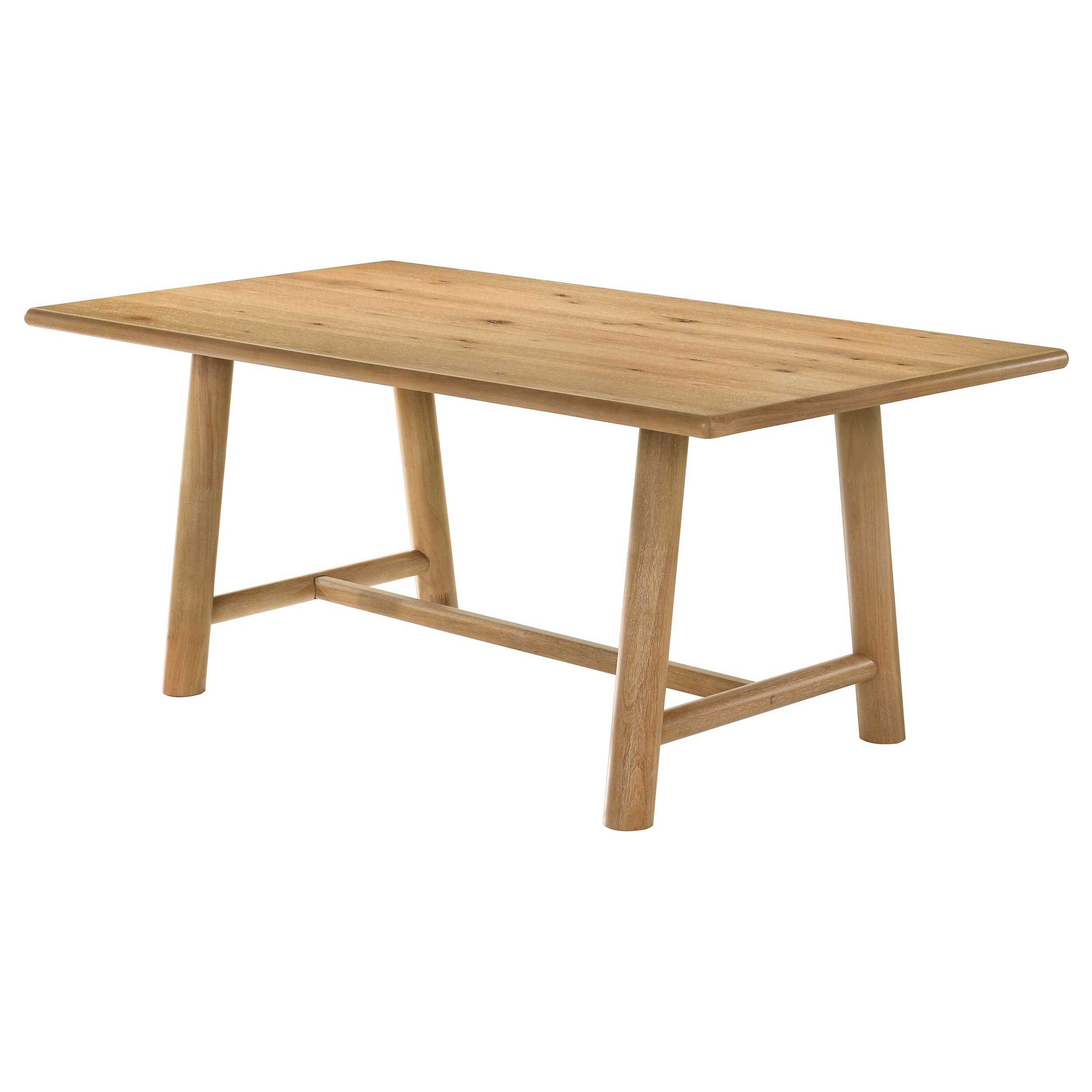 Duncan 71-inch Rectangular Wood Dining Room Table Washed Oak — view 4