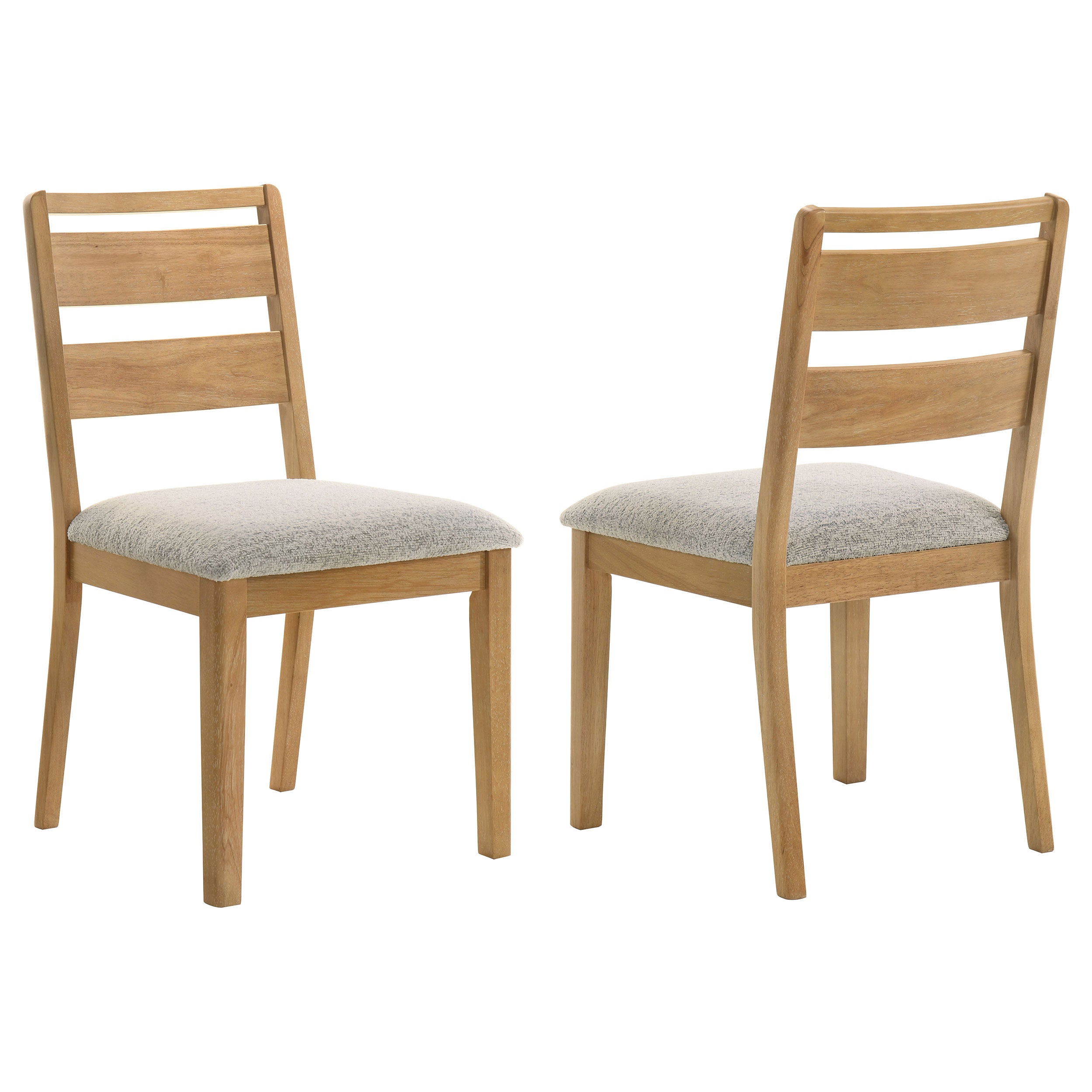 Duncan Ladder Back Dining Side Chair Washed Oak (Set of 2) — view 1