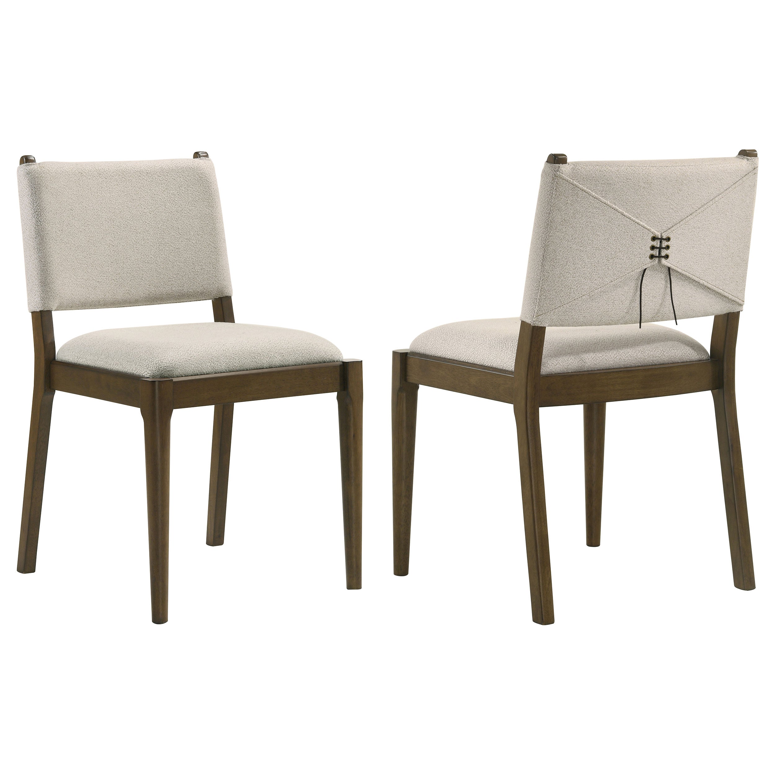 Ottowa Upholstered Dining Side Chair Brown (Set of 2) — view 1