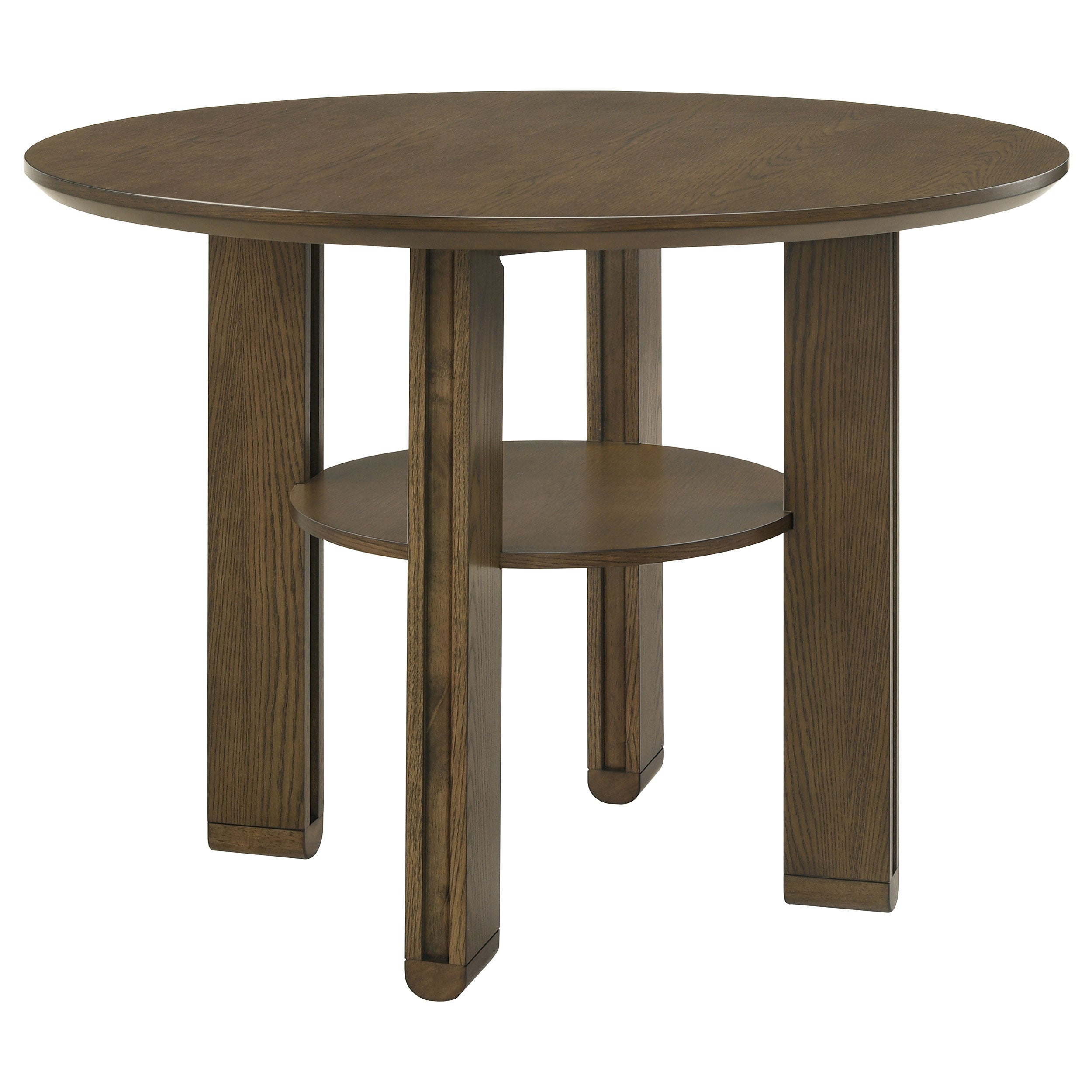 Ottowa 47-inch Round Counter Height Dining Table Brown — view 1