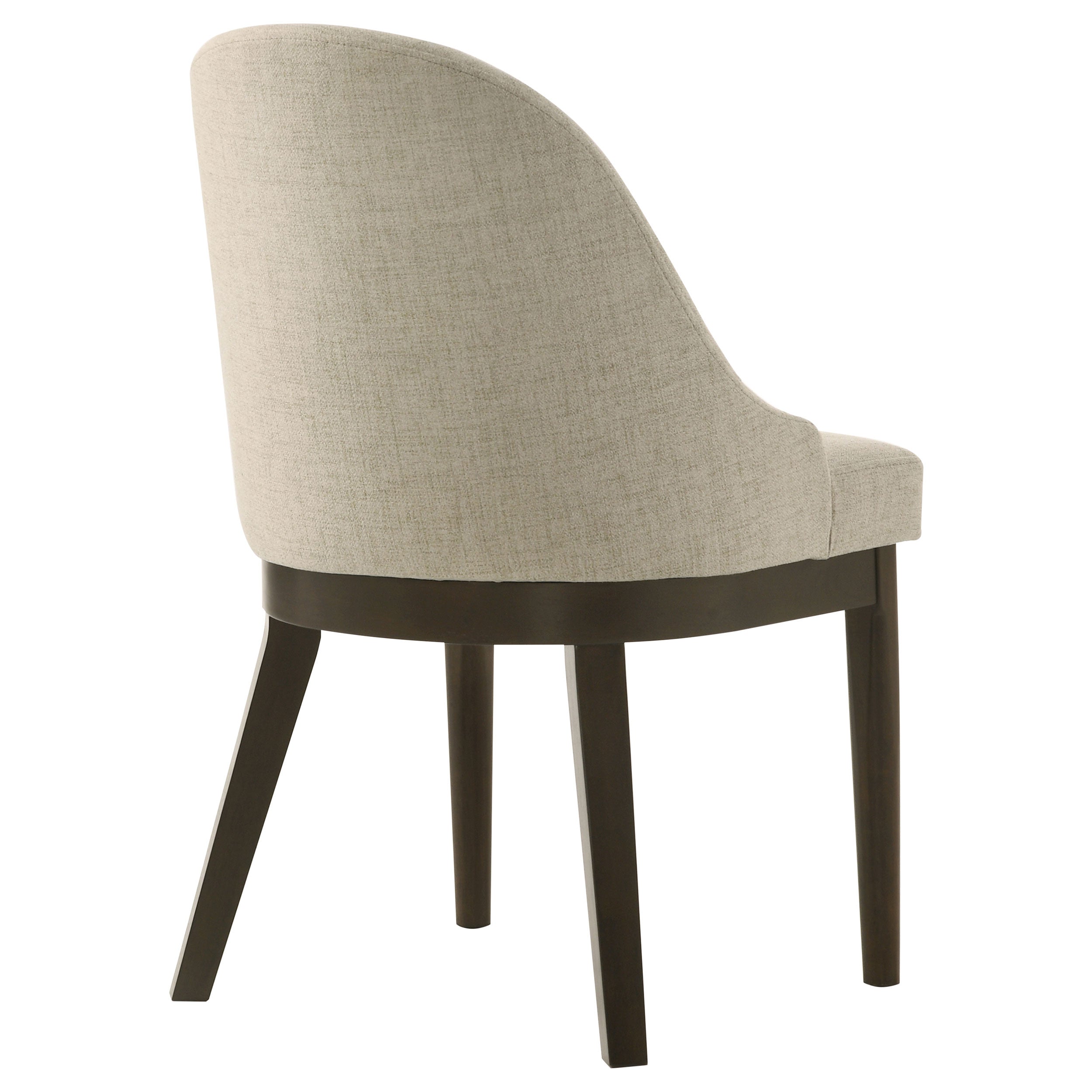 Reseda Upholstered Dining Side Chair Beige (Set of 2) — view 8