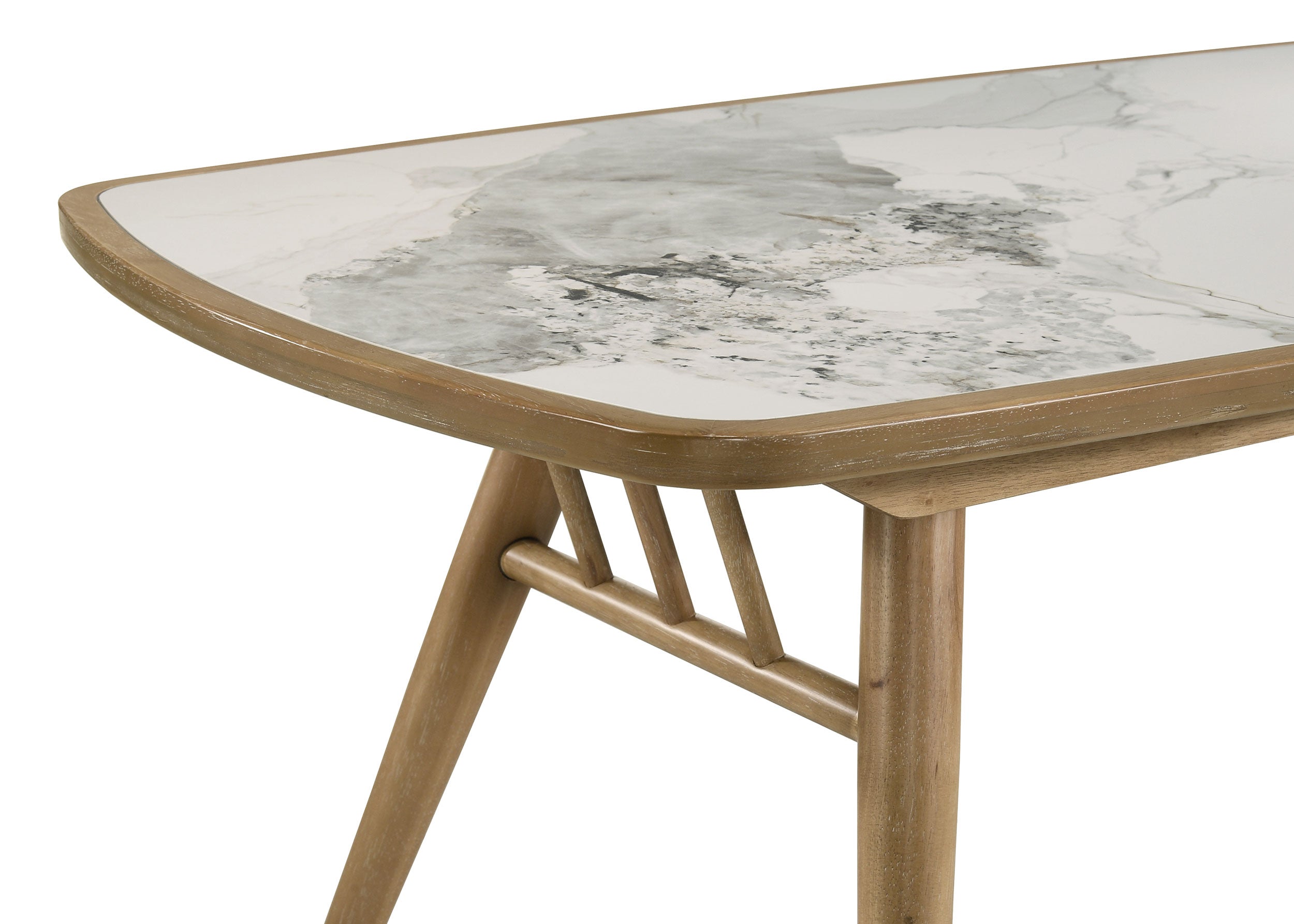 Croyden 73-inch Rectangular Dining Table Weathered Natural — view 7
