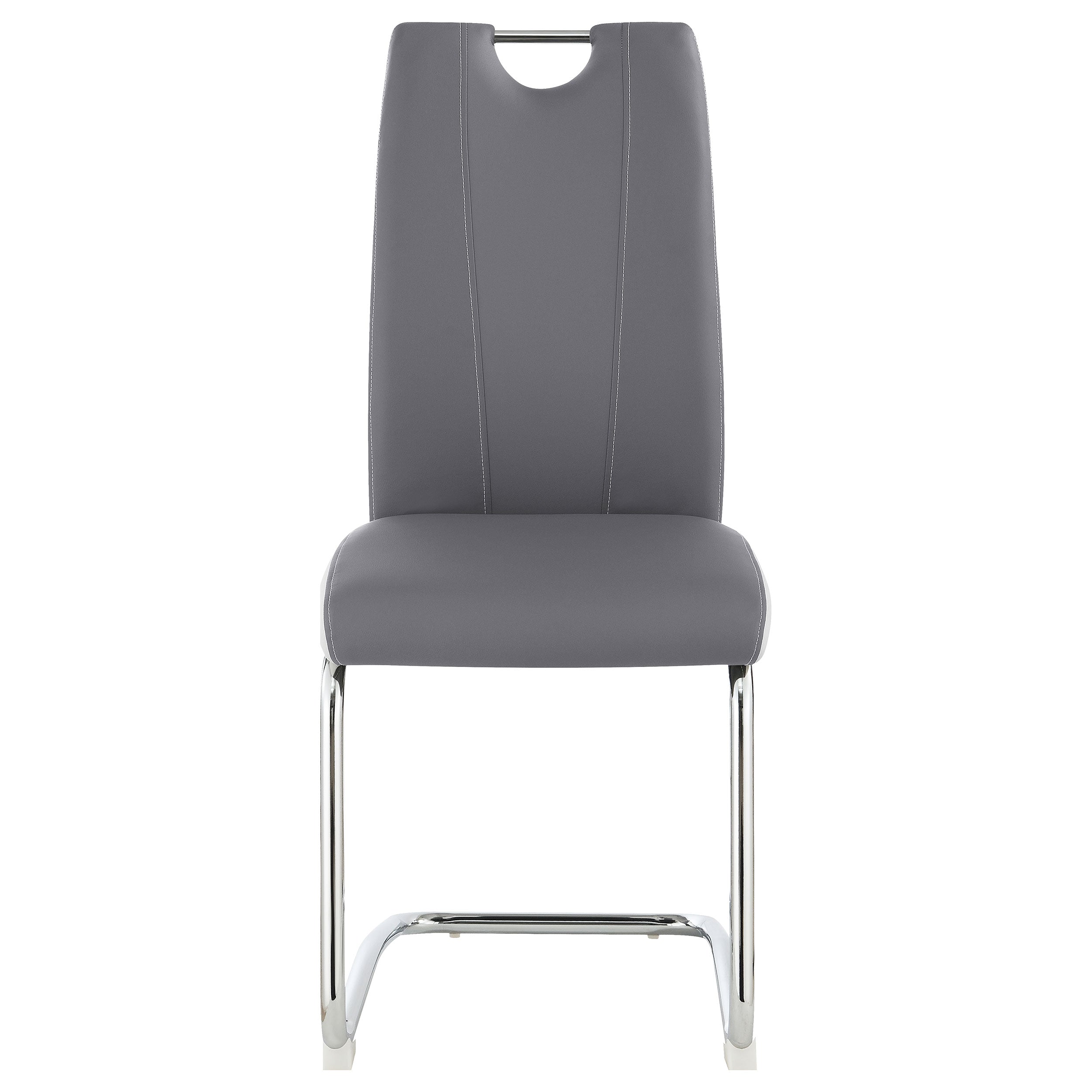Brooklyn Upholstered Dining Side Chair Grey (Set of 4) — view 4