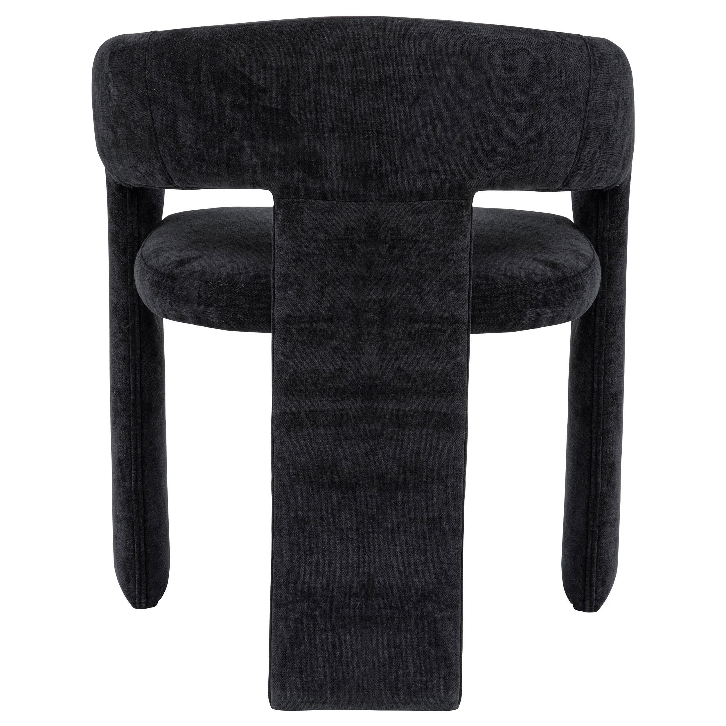 Carlow Upholstered Dining Arm Chair Black (Set of 2) — view 8