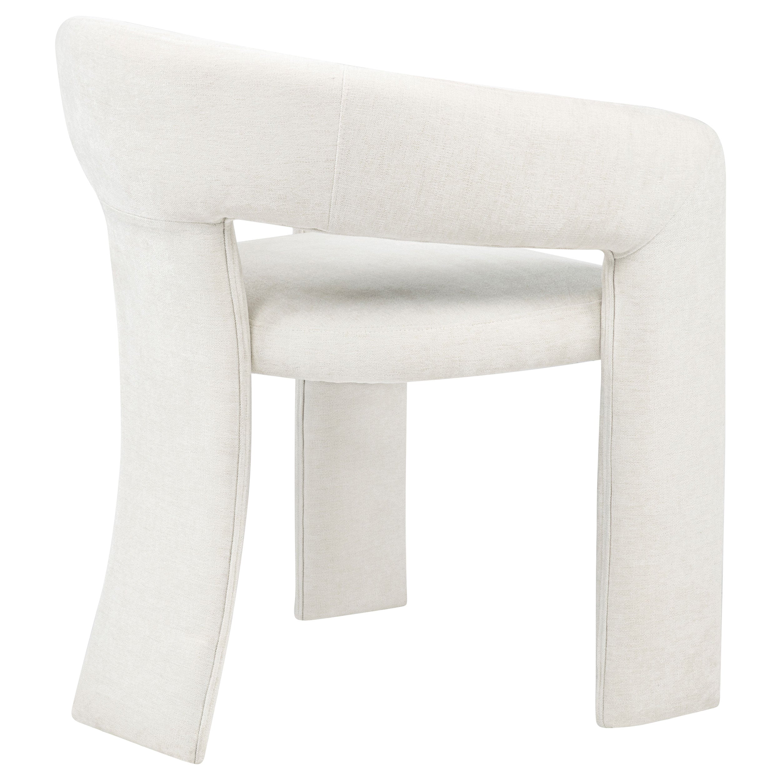 Carlow Upholstered Dining Arm Chair White (Set of 2) — view 9