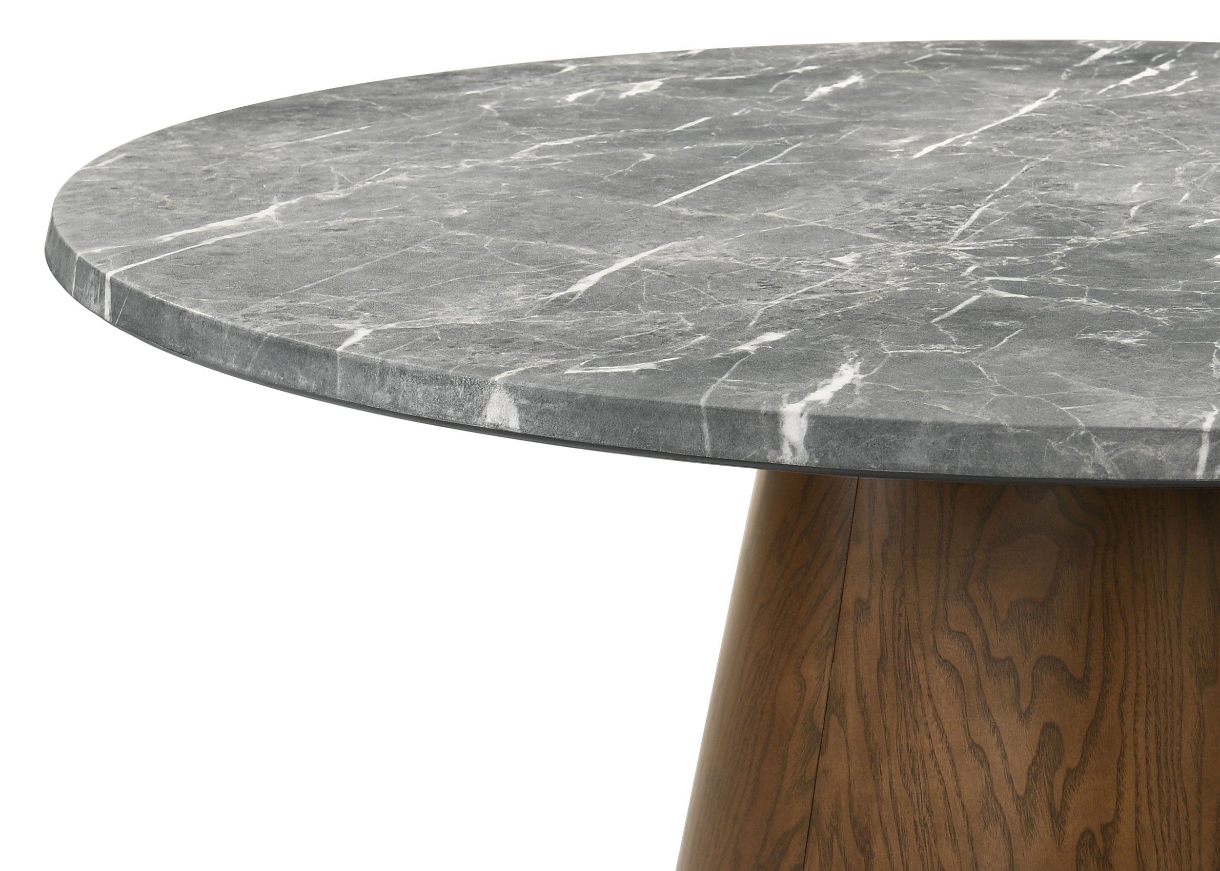 Franklin 5-piece 50-inch Round Dining Table Set Grey and Dark Oak — view 5