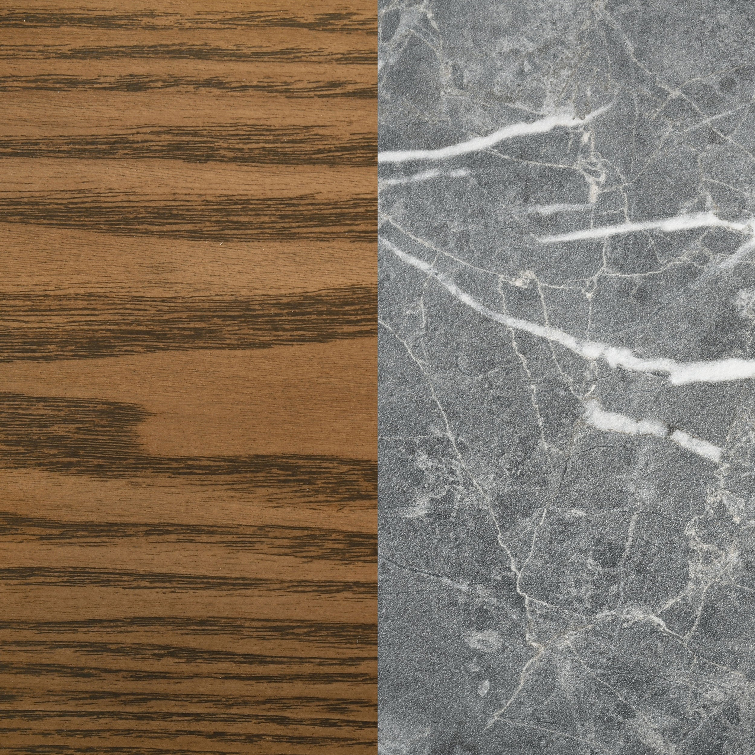 Franklin 50-inch Round Dining Table Grey and Dark Oak — view 8