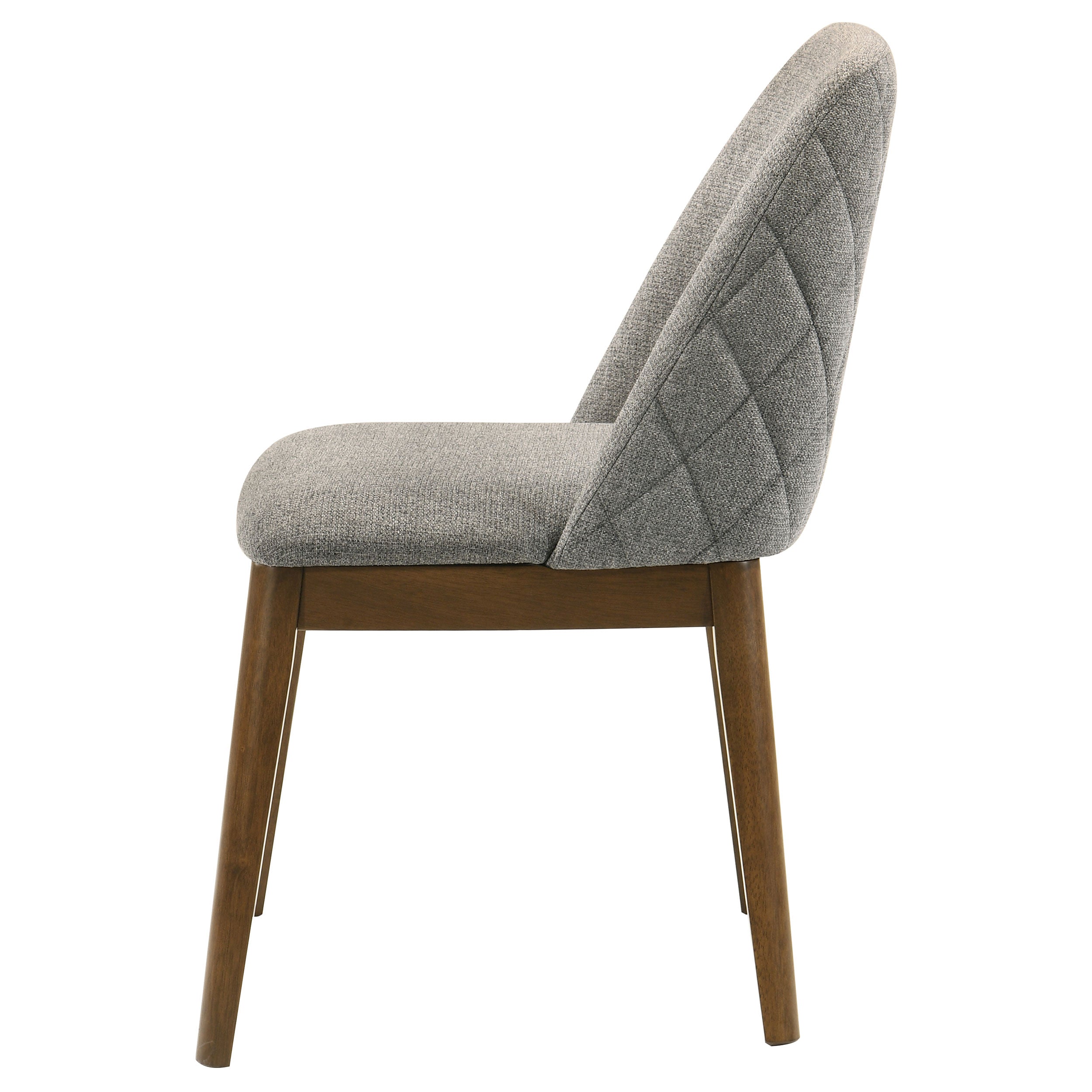 Franklin Upholstered Dining Side Chair Grey (Set of 2) — view 6