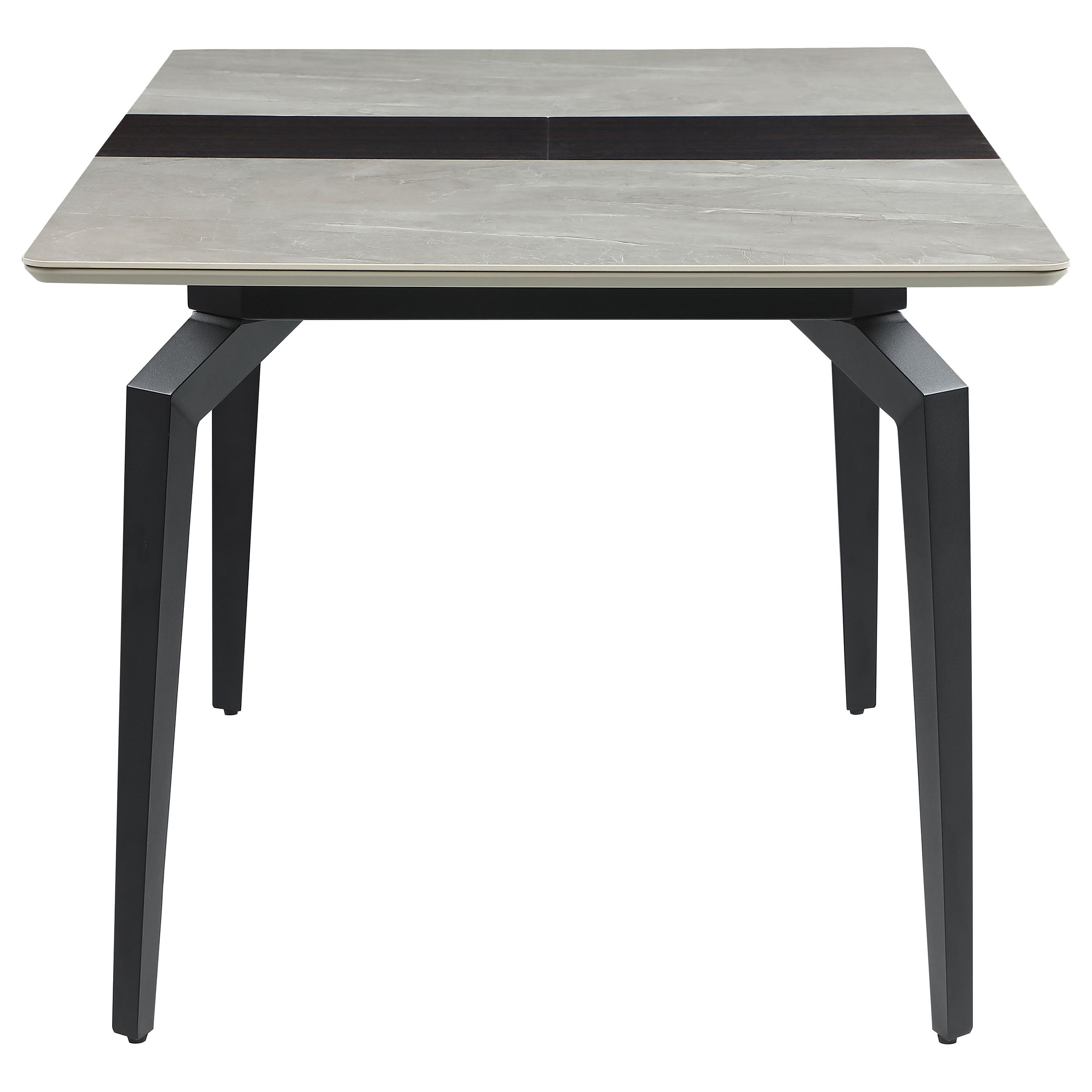 Mina Rectangular 65-inch Extension Dining Table Grey Ceramic — view 6