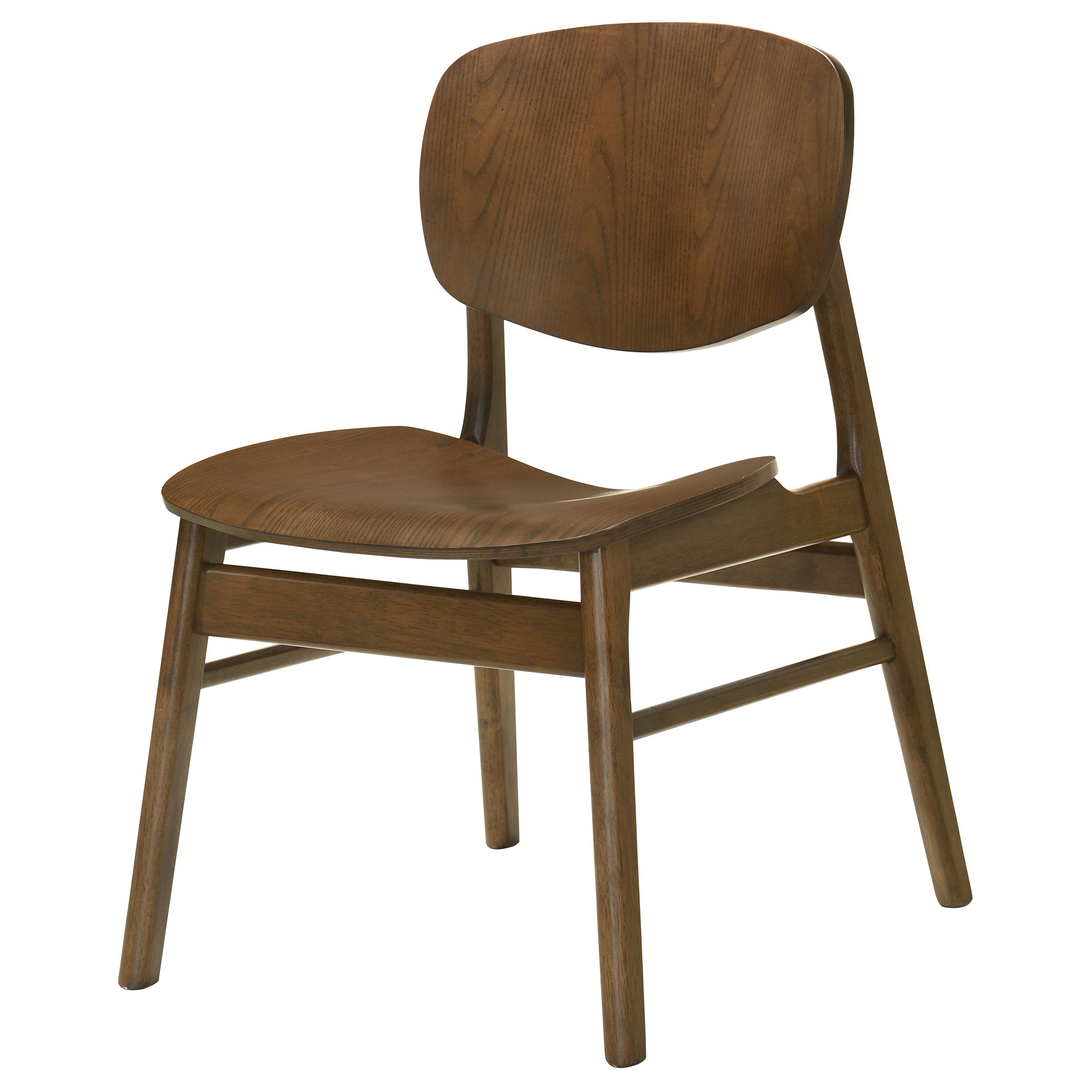 Benford Dining Side Chair Wood Seat Dark Brown (Set of 2) — view 5
