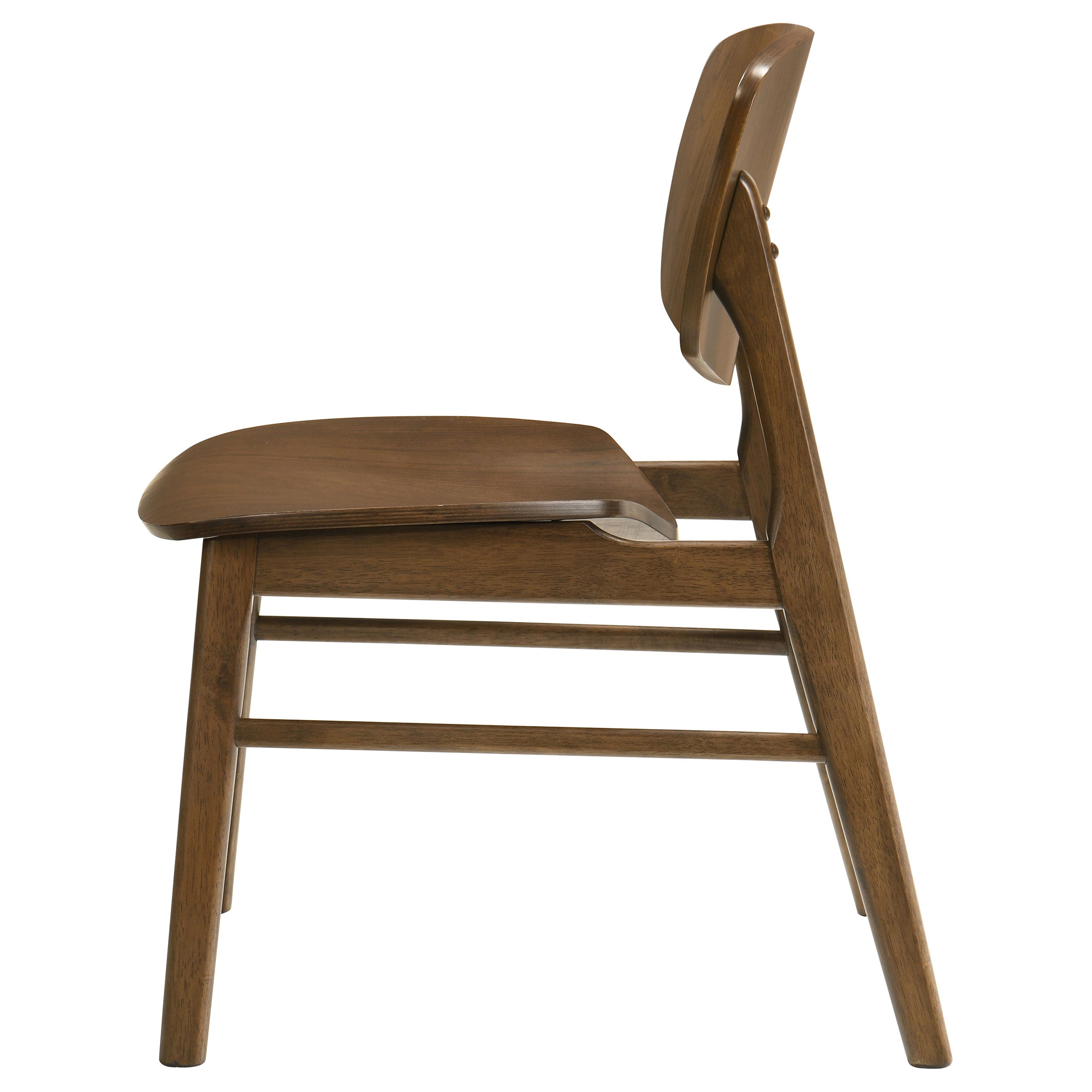 Benford Dining Side Chair Wood Seat Dark Brown (Set of 2) — view 6