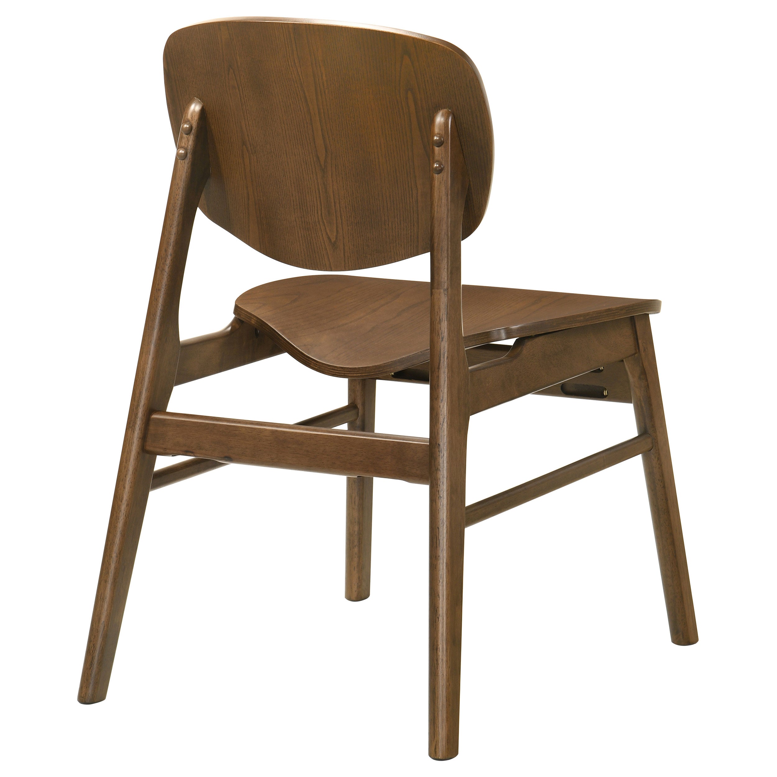 Benford Dining Side Chair Wood Seat Dark Brown (Set of 2) — view 8