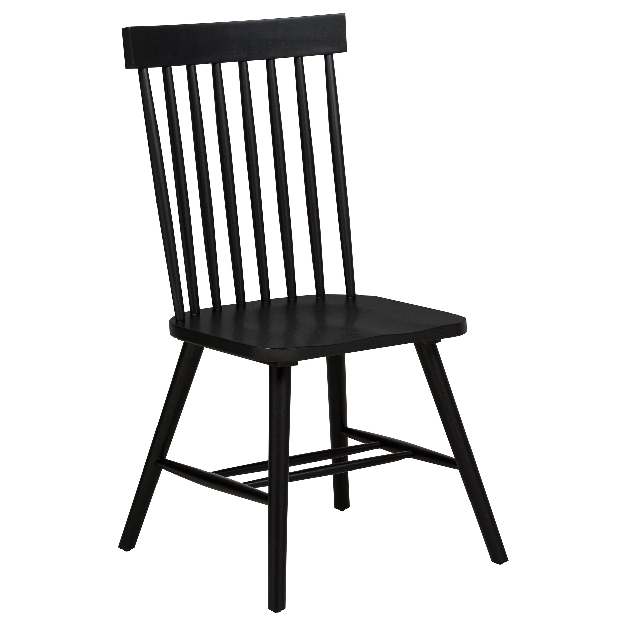 Hamlyn 5-piece Round Wood Dining Set Black — view 3