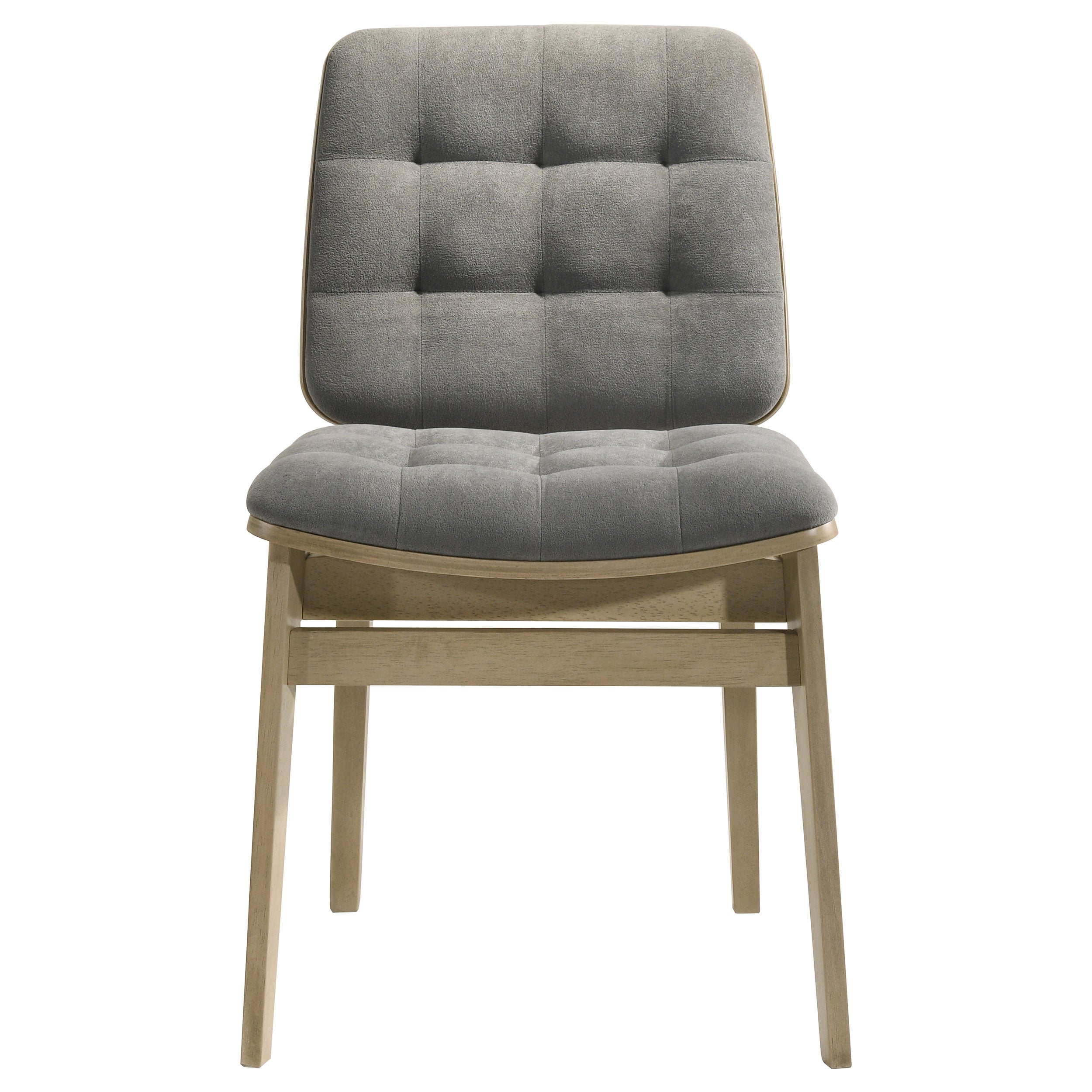 Hamlyn 5-piece Round Wood Dining Set Grey and Natural Oak — view 6