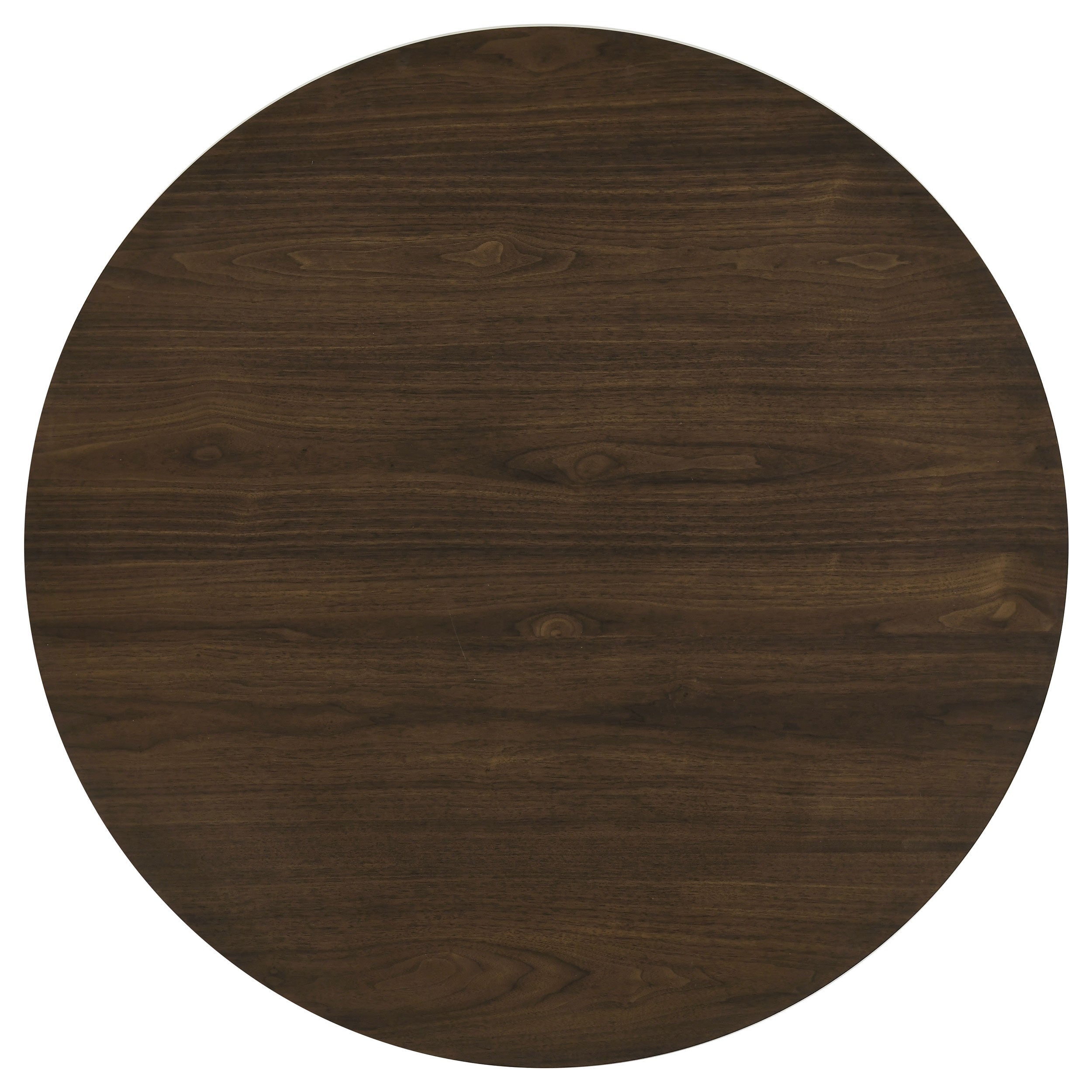 Hamlyn 43-inch Round Wood Dining Room Table Walnut — view 2