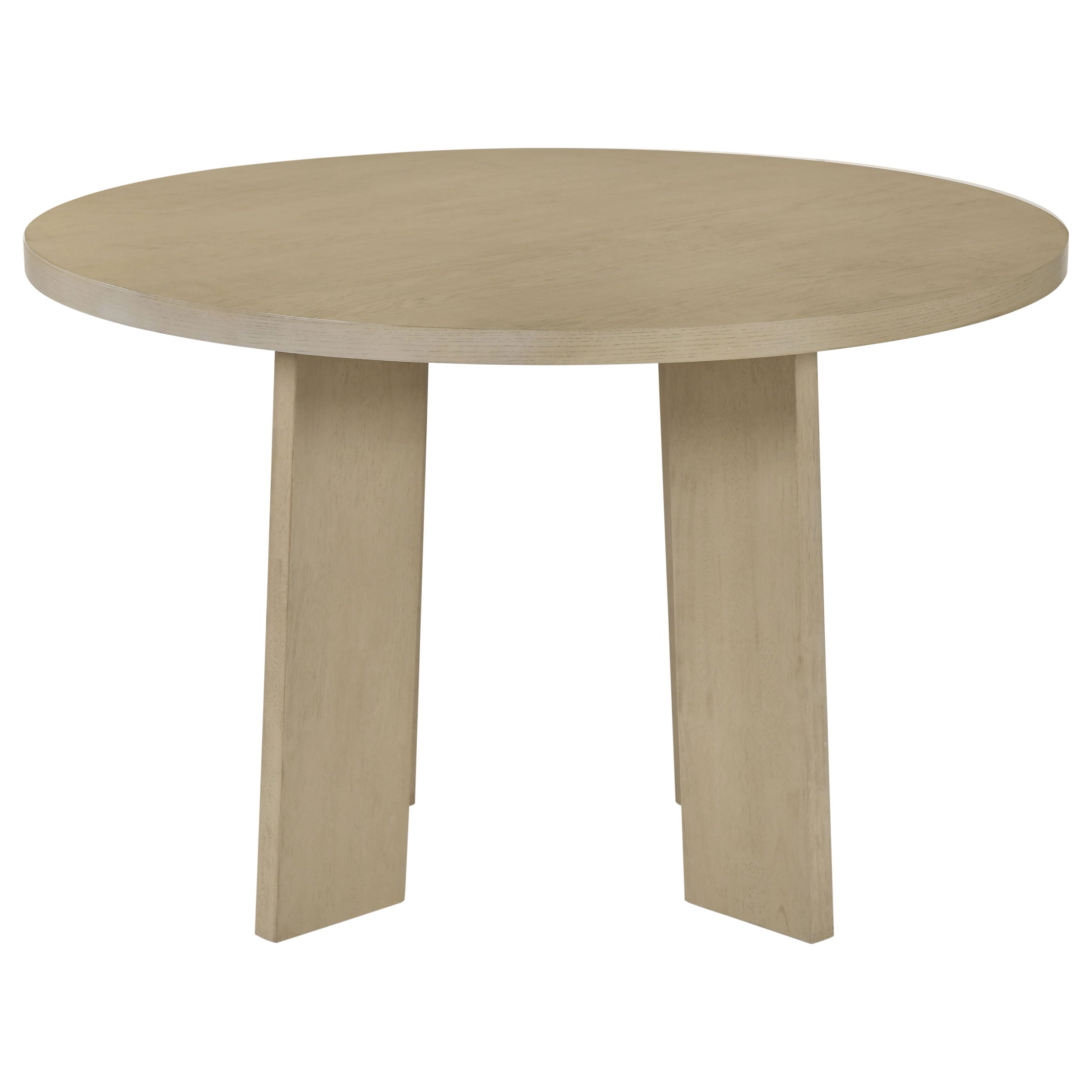Strouse 5-piece Dining Set Cream and Natural Oak — view 4